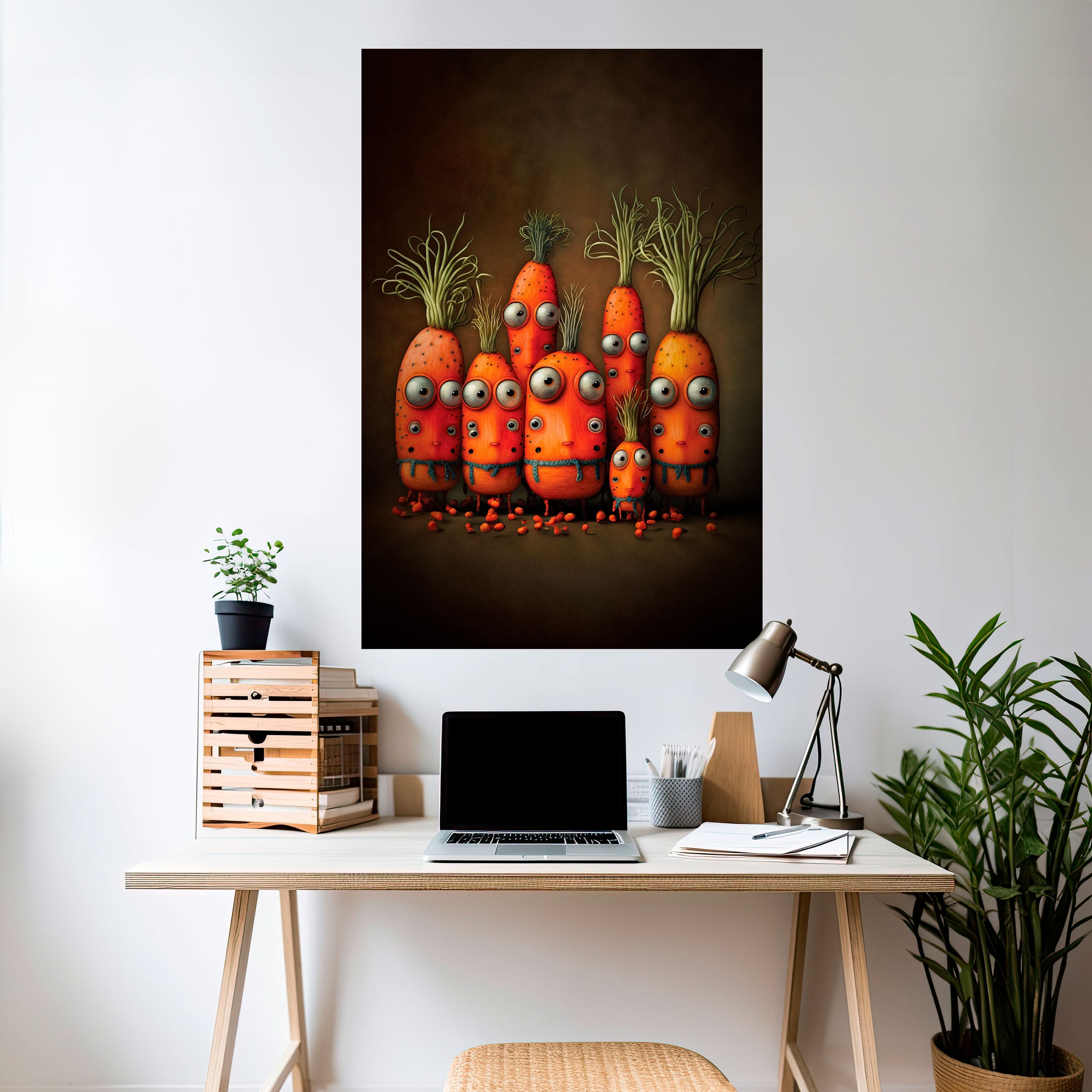 CUTE OR SCARY Naklejka/Plakat pionowy