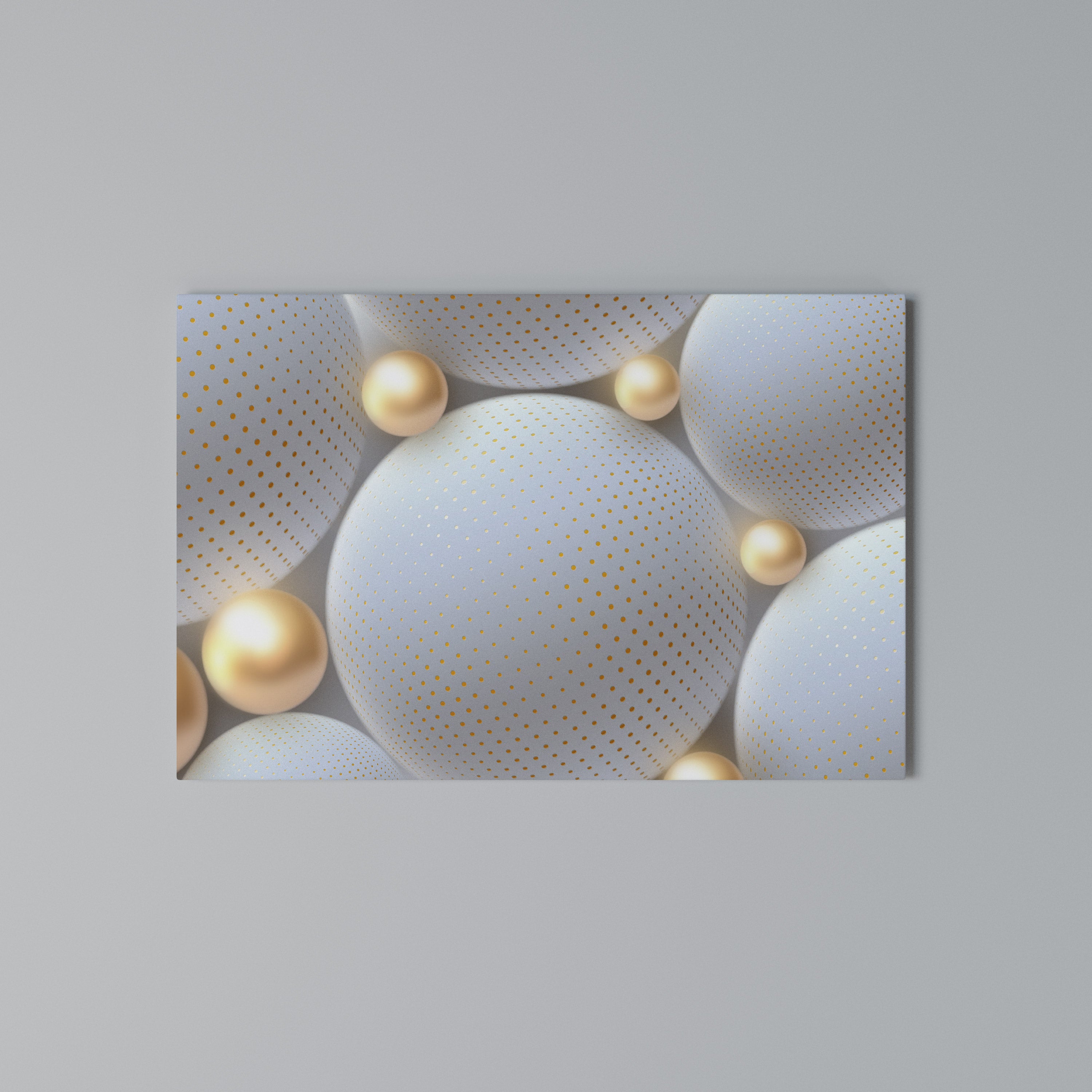 LUMINOUS SPHERICAL HARMONY Poziomy obraz na płótnie