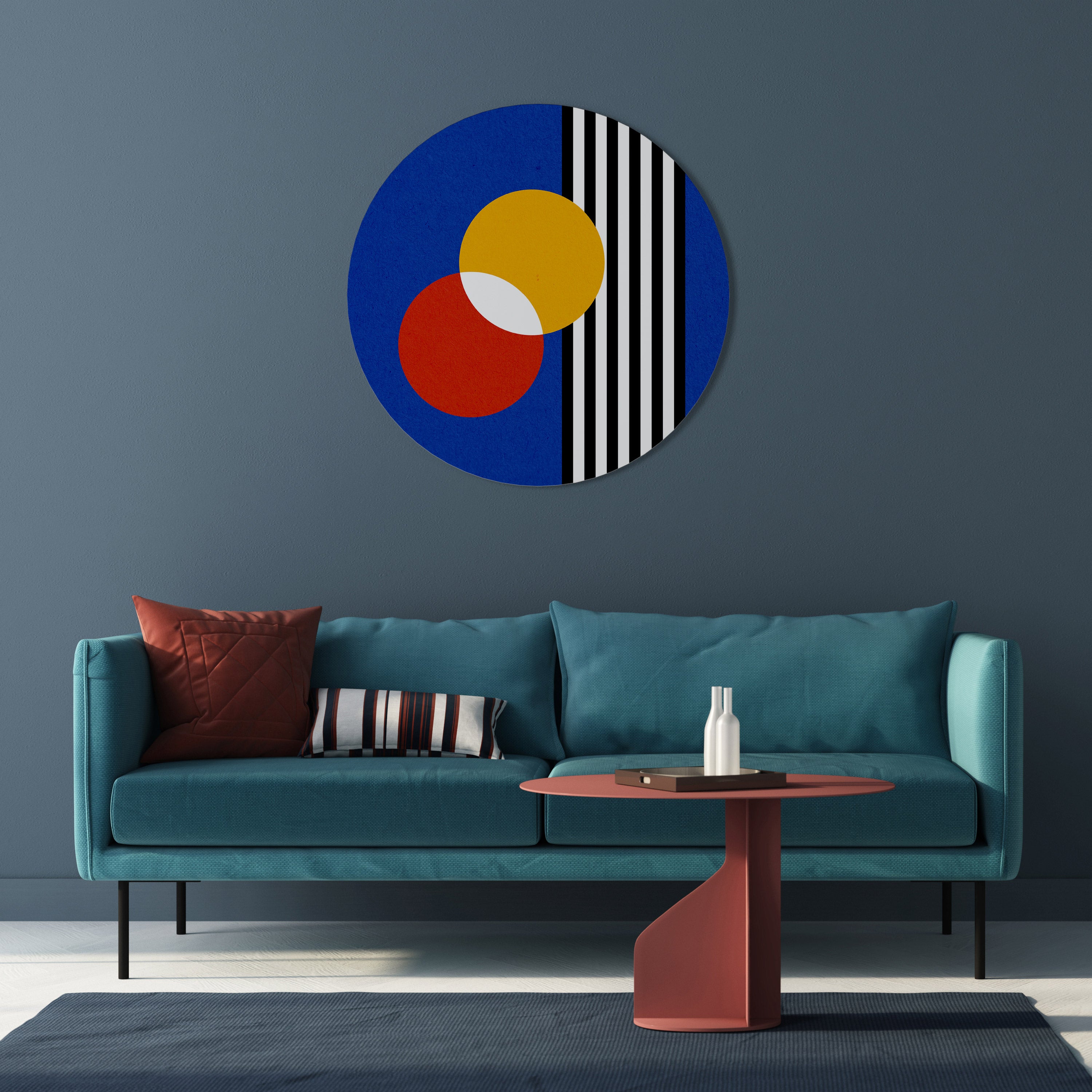 GEOMETRIC HARMONY Obraz okrągły