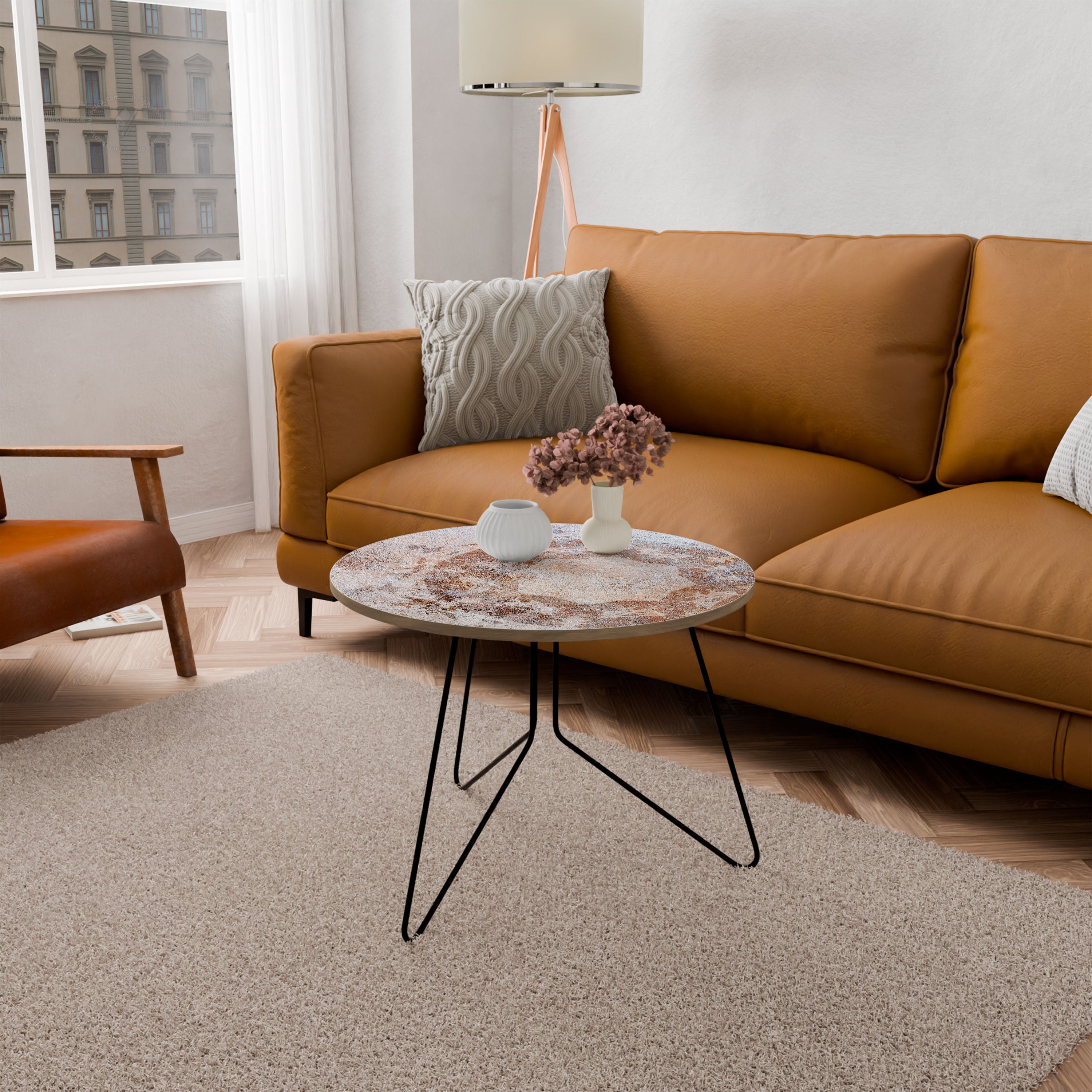 EARTHY ELEGANCE Stolik kawowy duży
