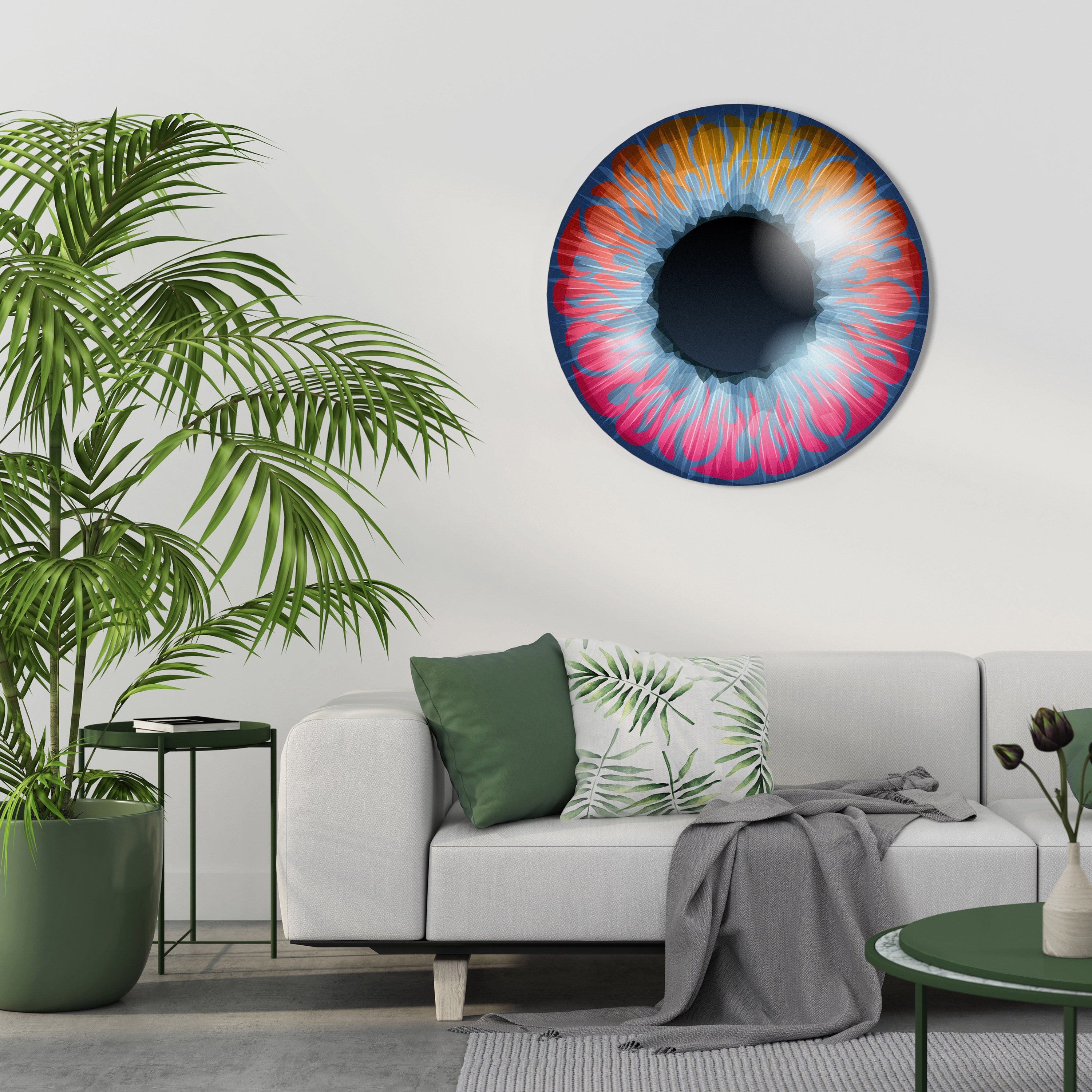 FANTASY EYE Obraz okrągły