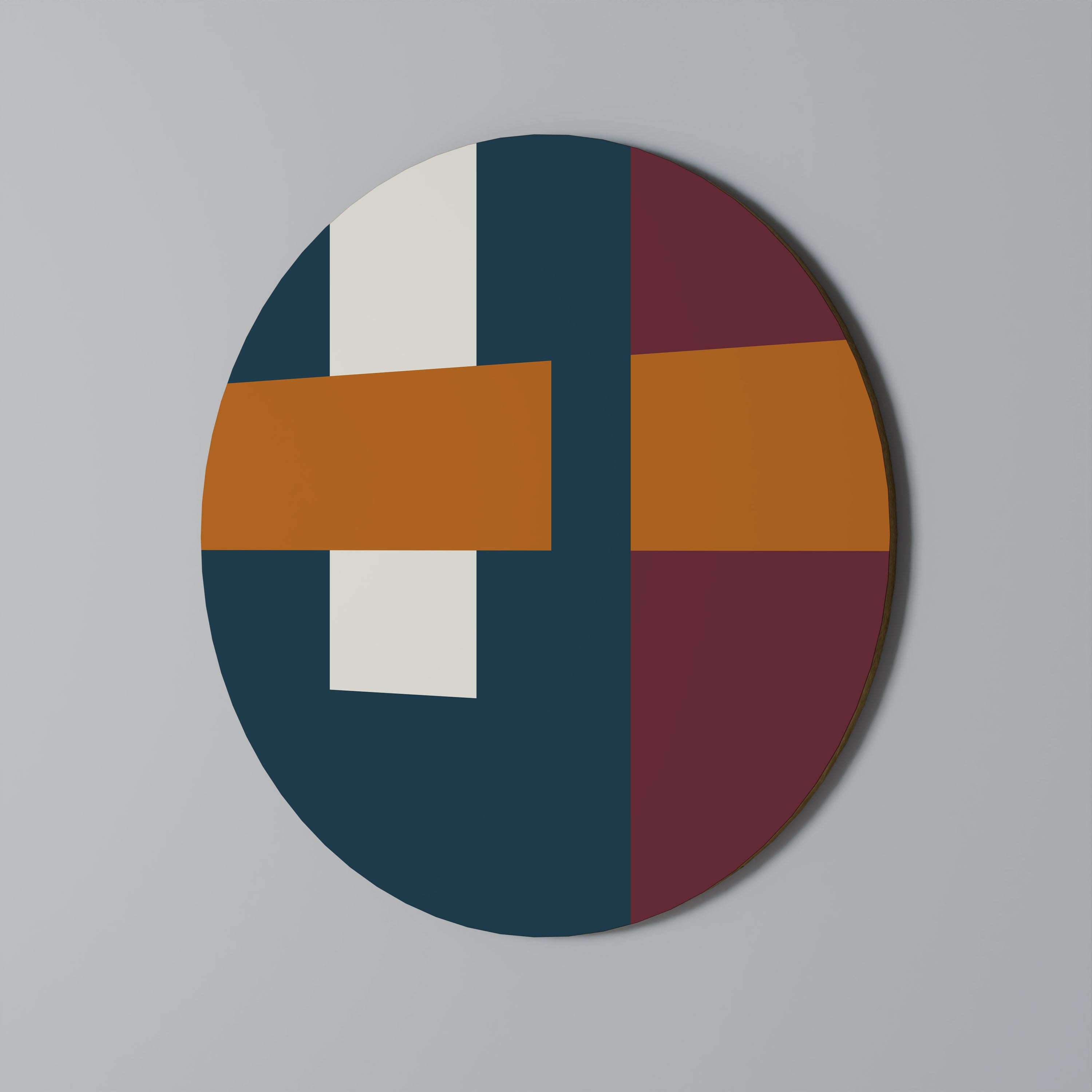 GEOMETRIC MELANCHOLY Obraz okrągły
