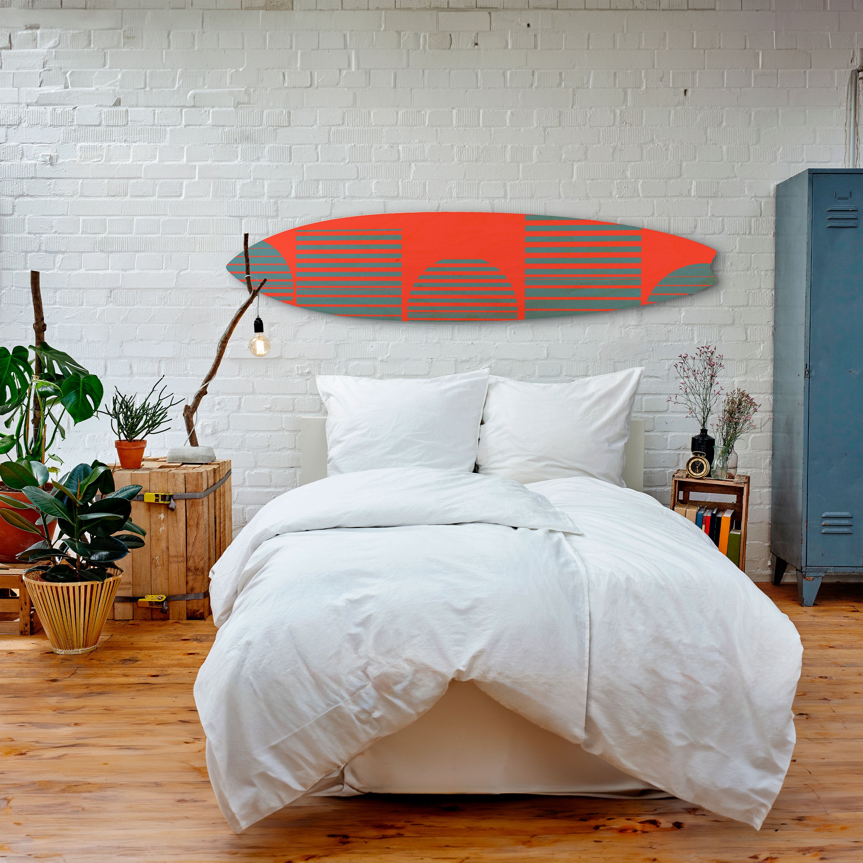 RISING GEOMETRY STARS Dekoracyjna deska surfingowa