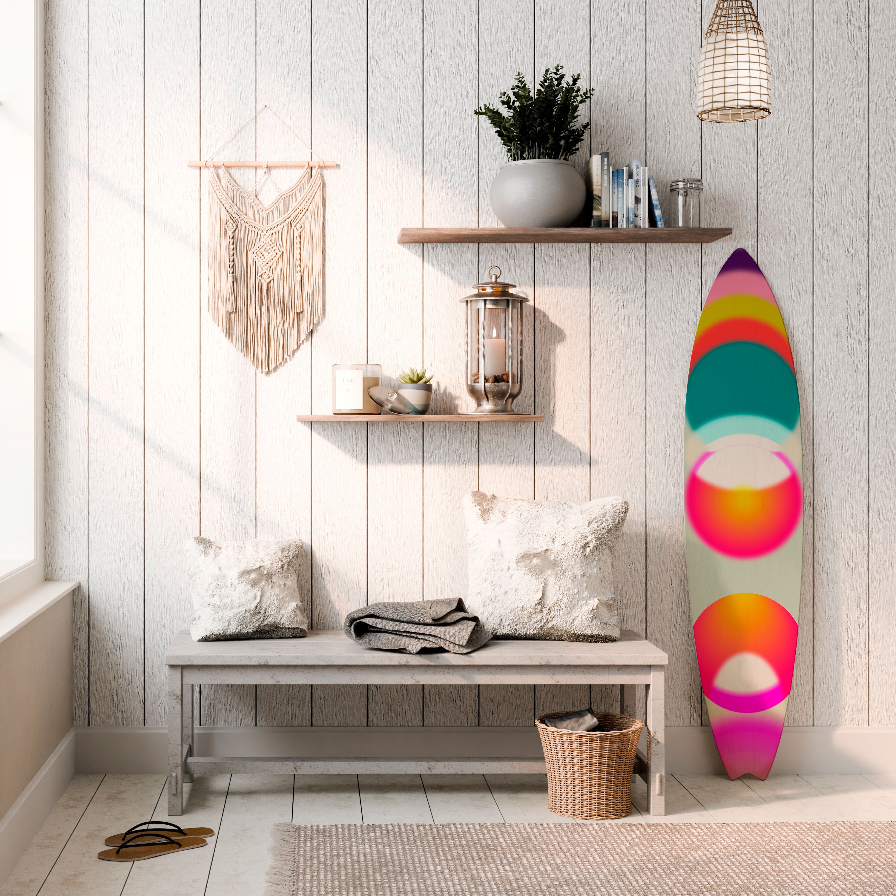 SYMPHONY OF COLORS Dekoracyjna deska surfingowa
