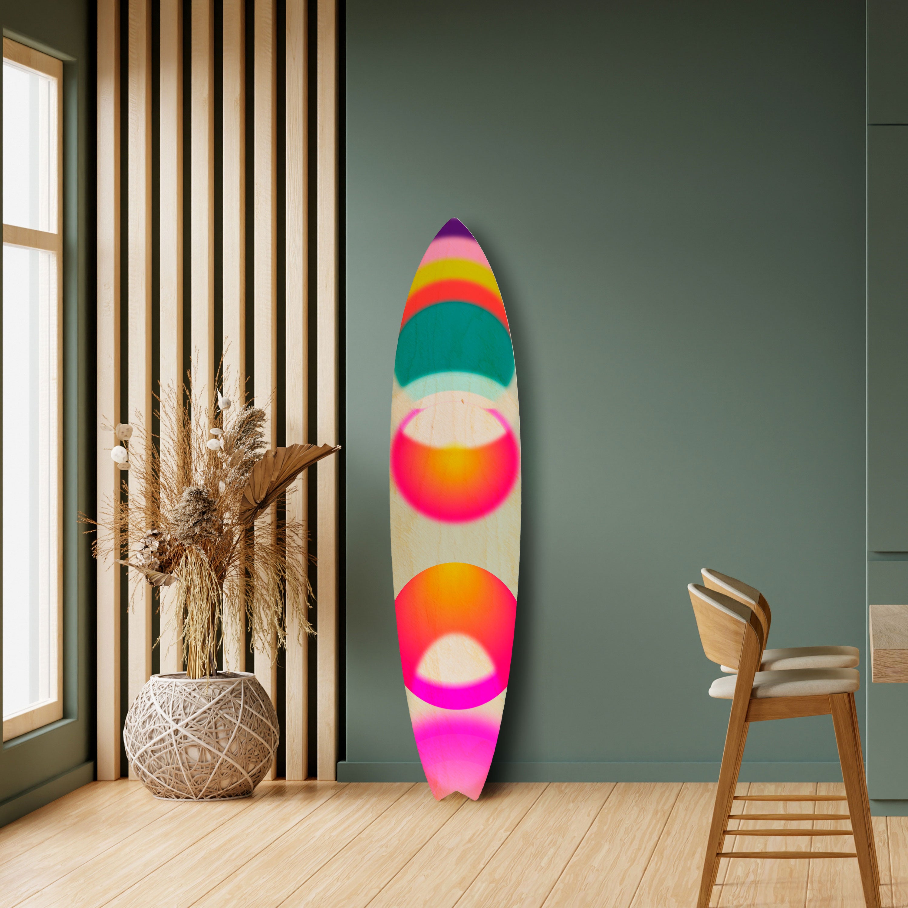 SYMPHONY OF COLORS Dekoracyjna deska surfingowa