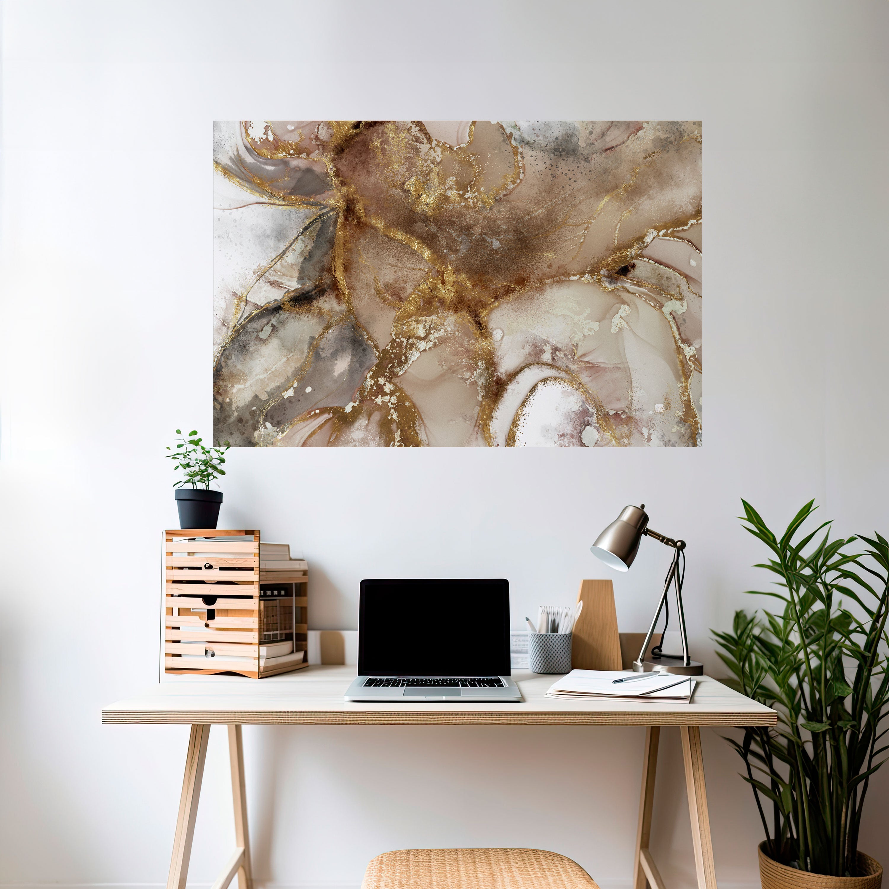 CALMING STREAMS Naklejka/Plakat poziomy