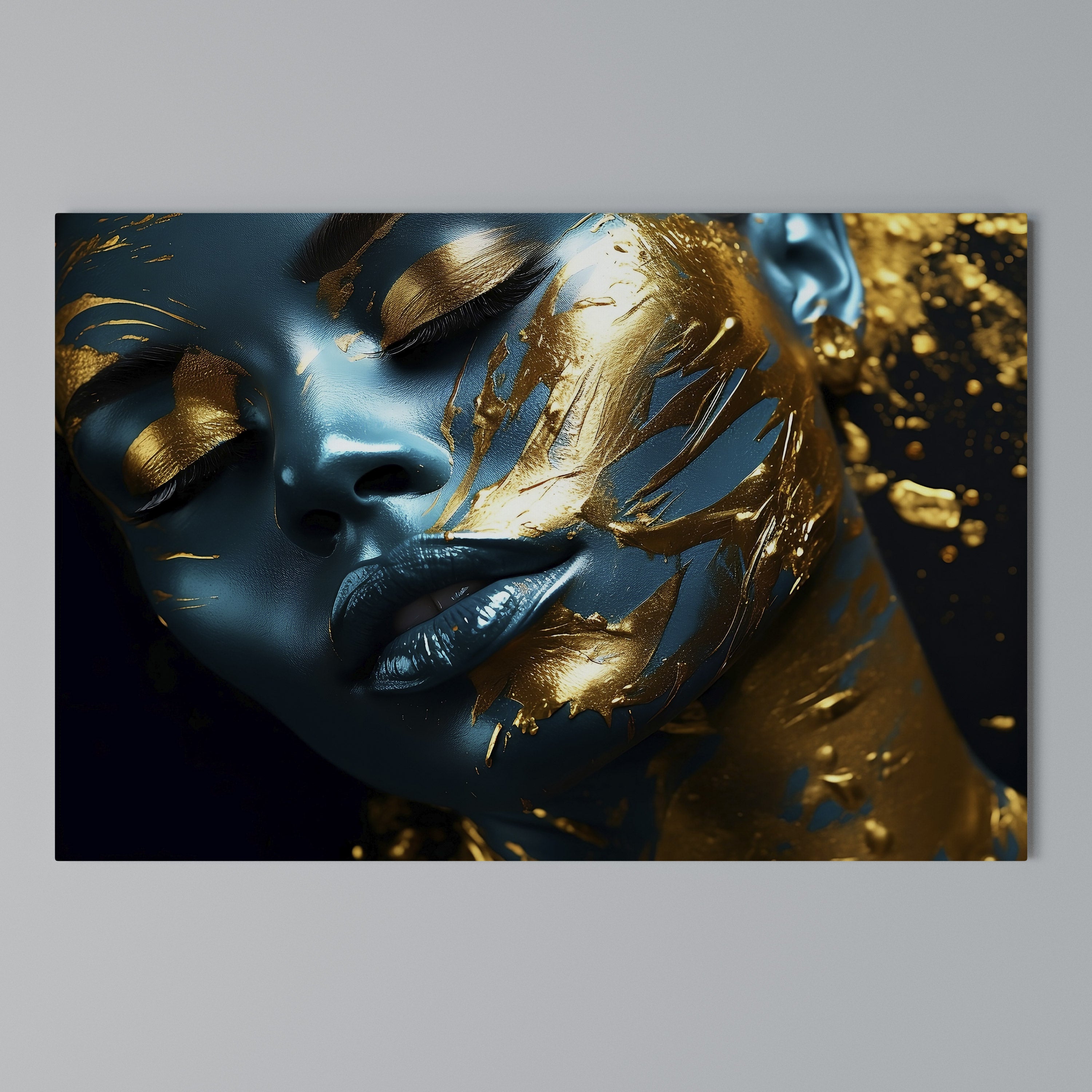 GOLDEN SERENITY Poziomy obraz na płótnie