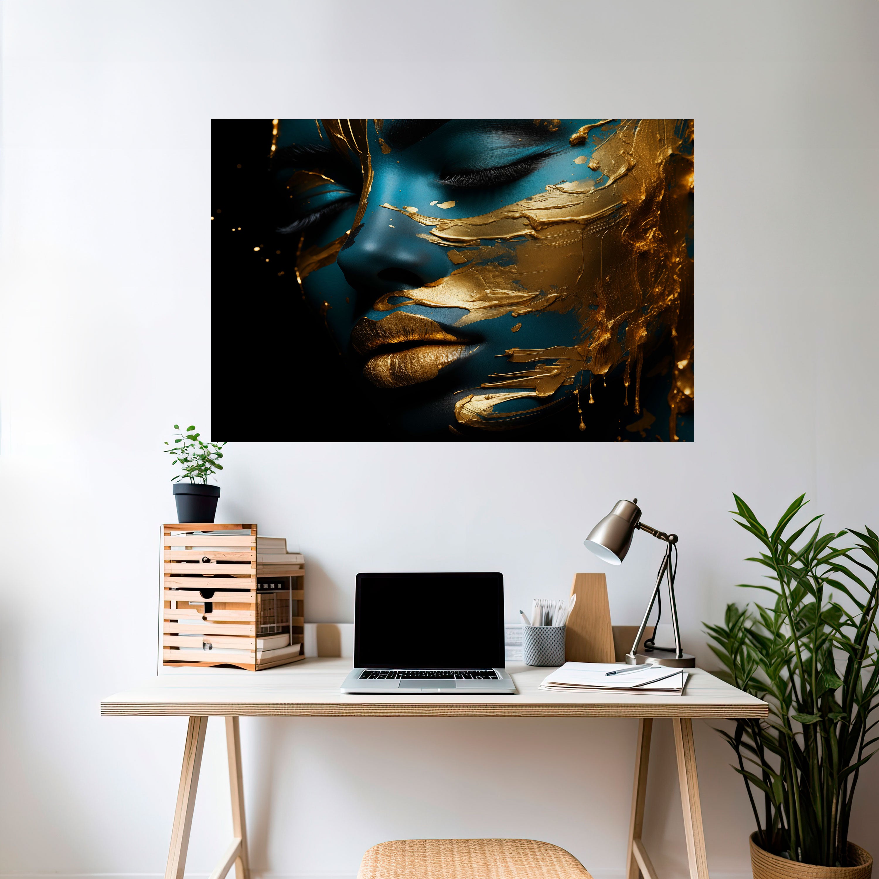 GLOWING ELEGANCE Naklejka/Plakat poziomy