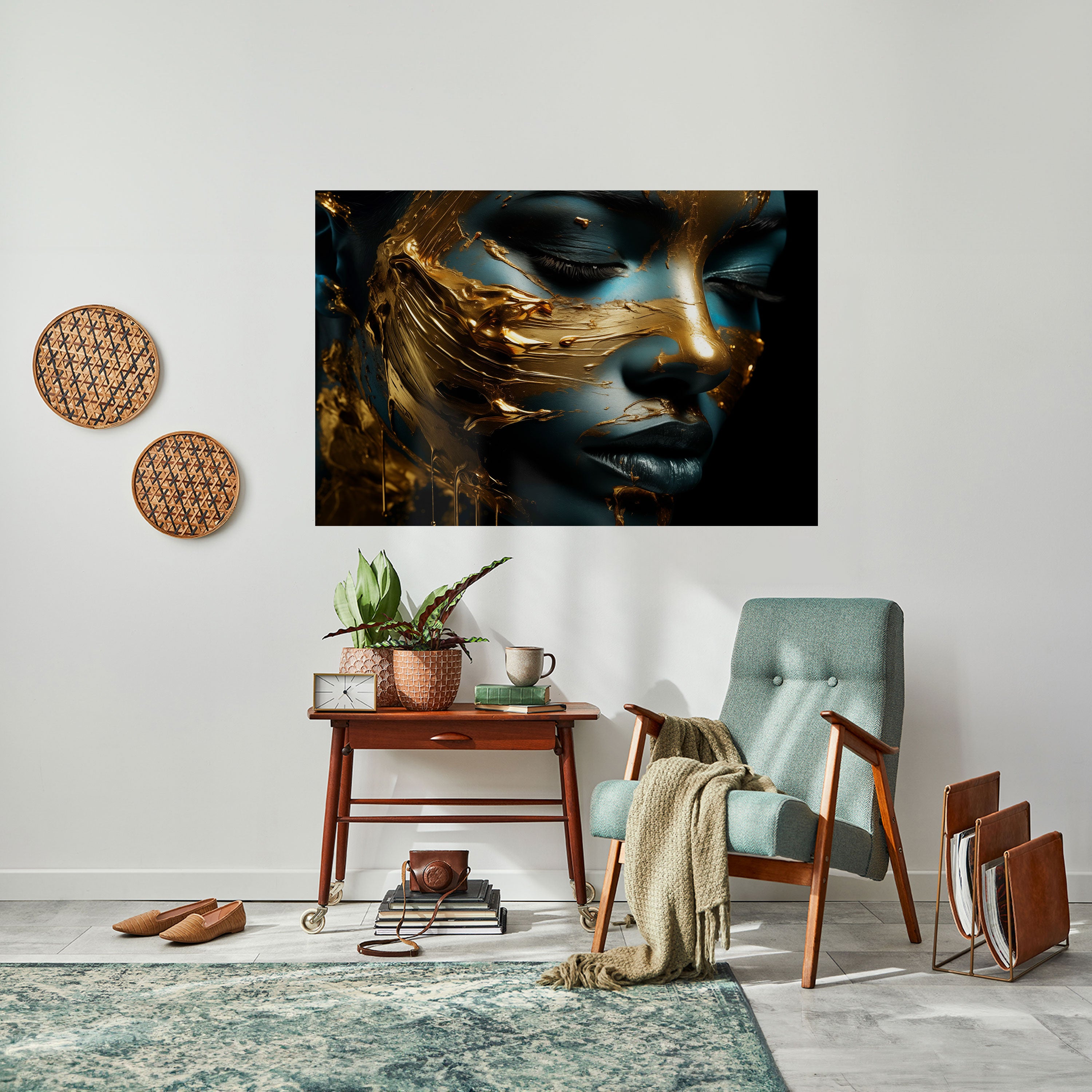 LUSTROUS BEAUTY Naklejka/Plakat poziomy