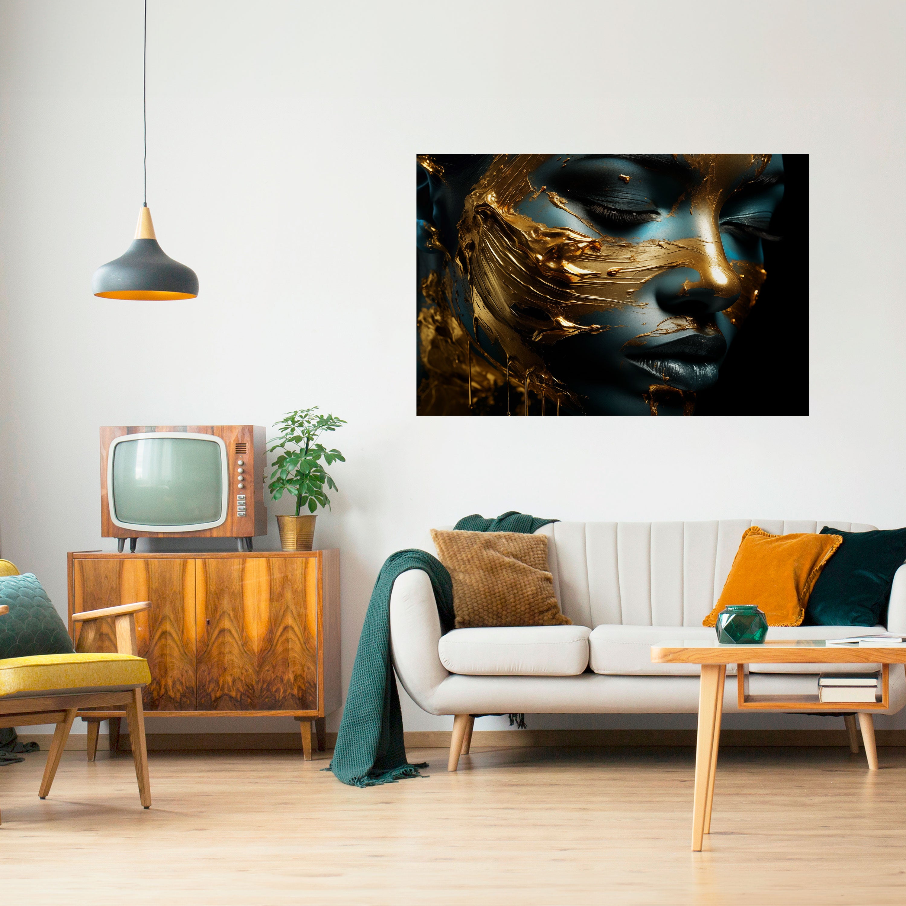LUSTROUS BEAUTY Naklejka/Plakat poziomy