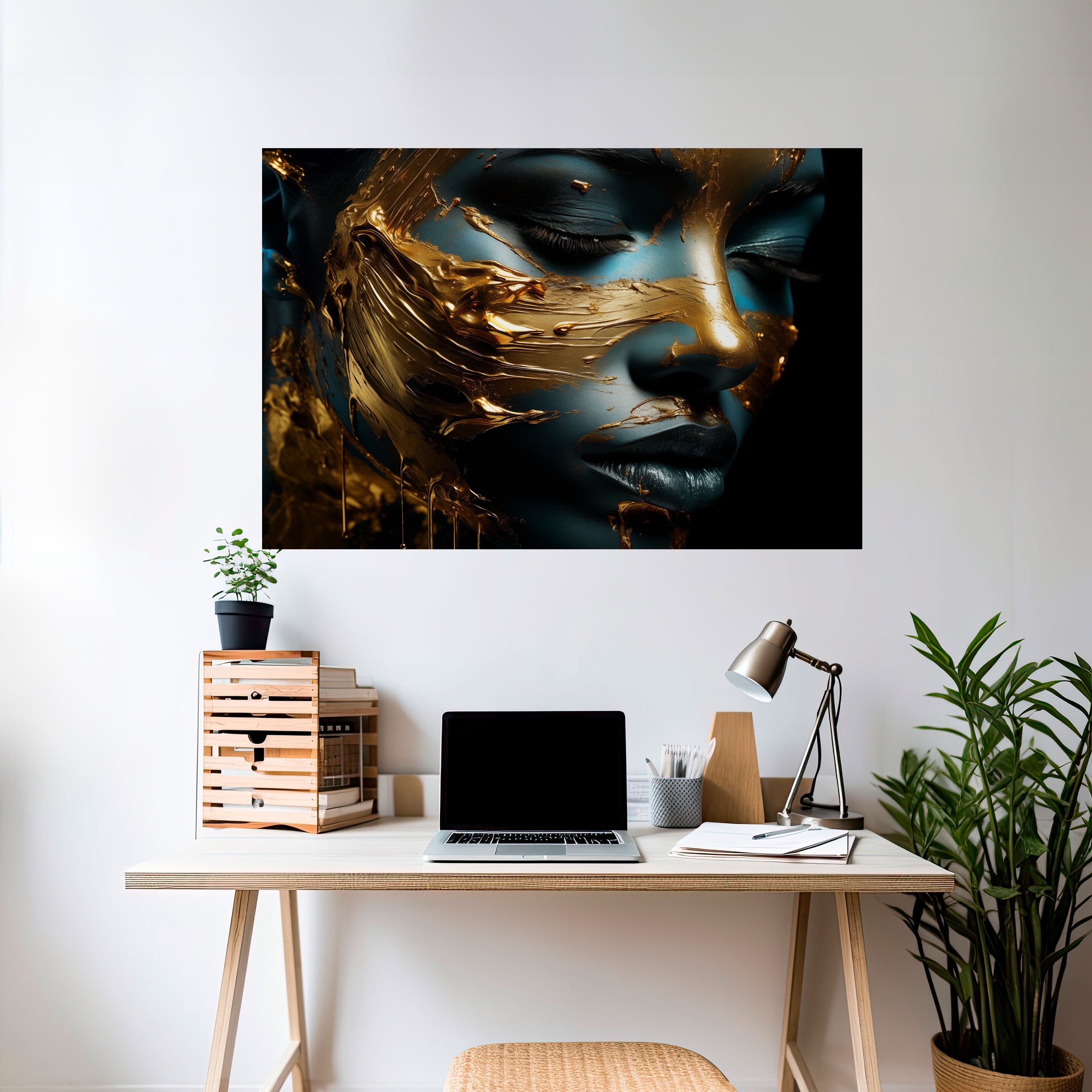 LUSTROUS BEAUTY Naklejka/Plakat poziomy
