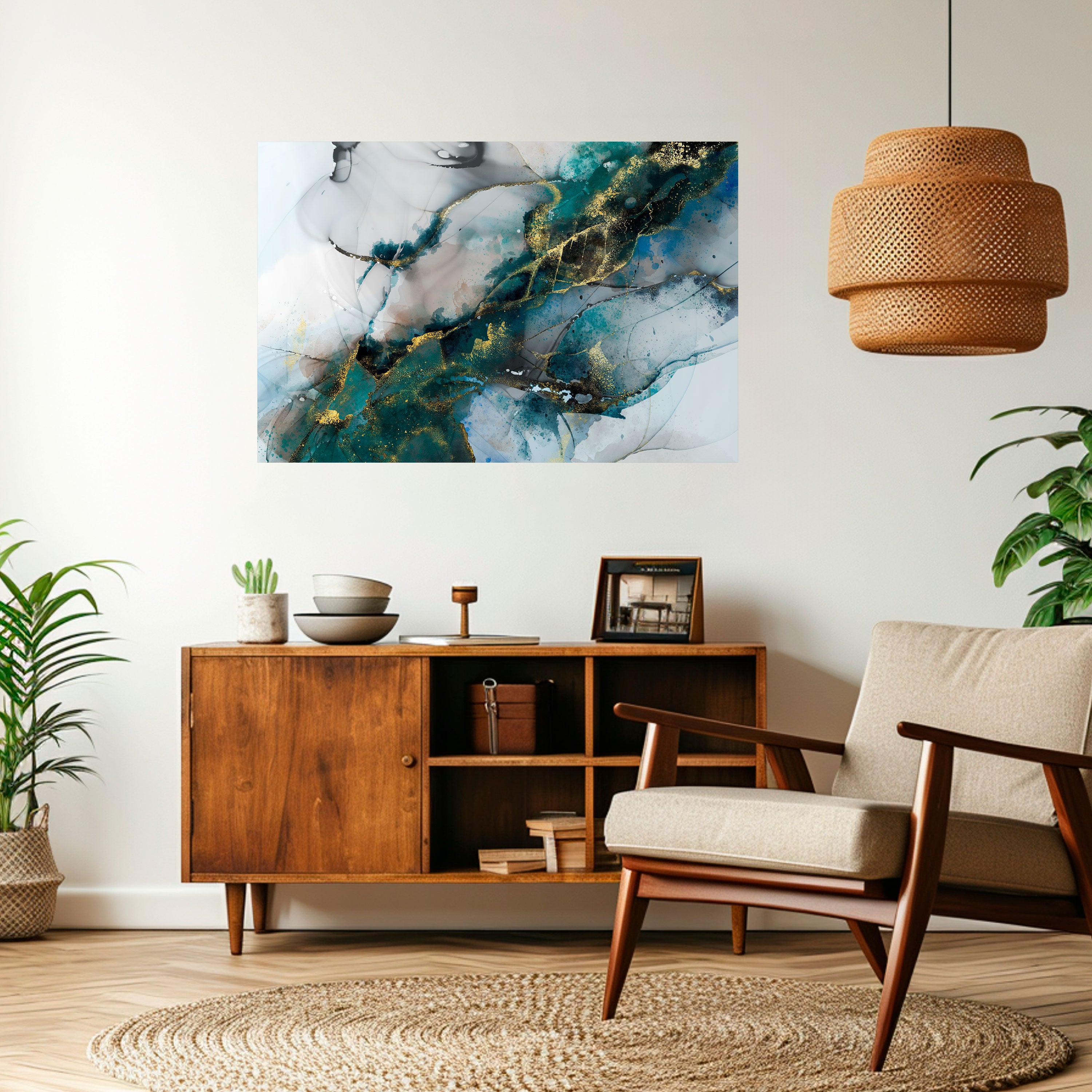 SERENE DRIFT Naklejka/Plakat poziomy