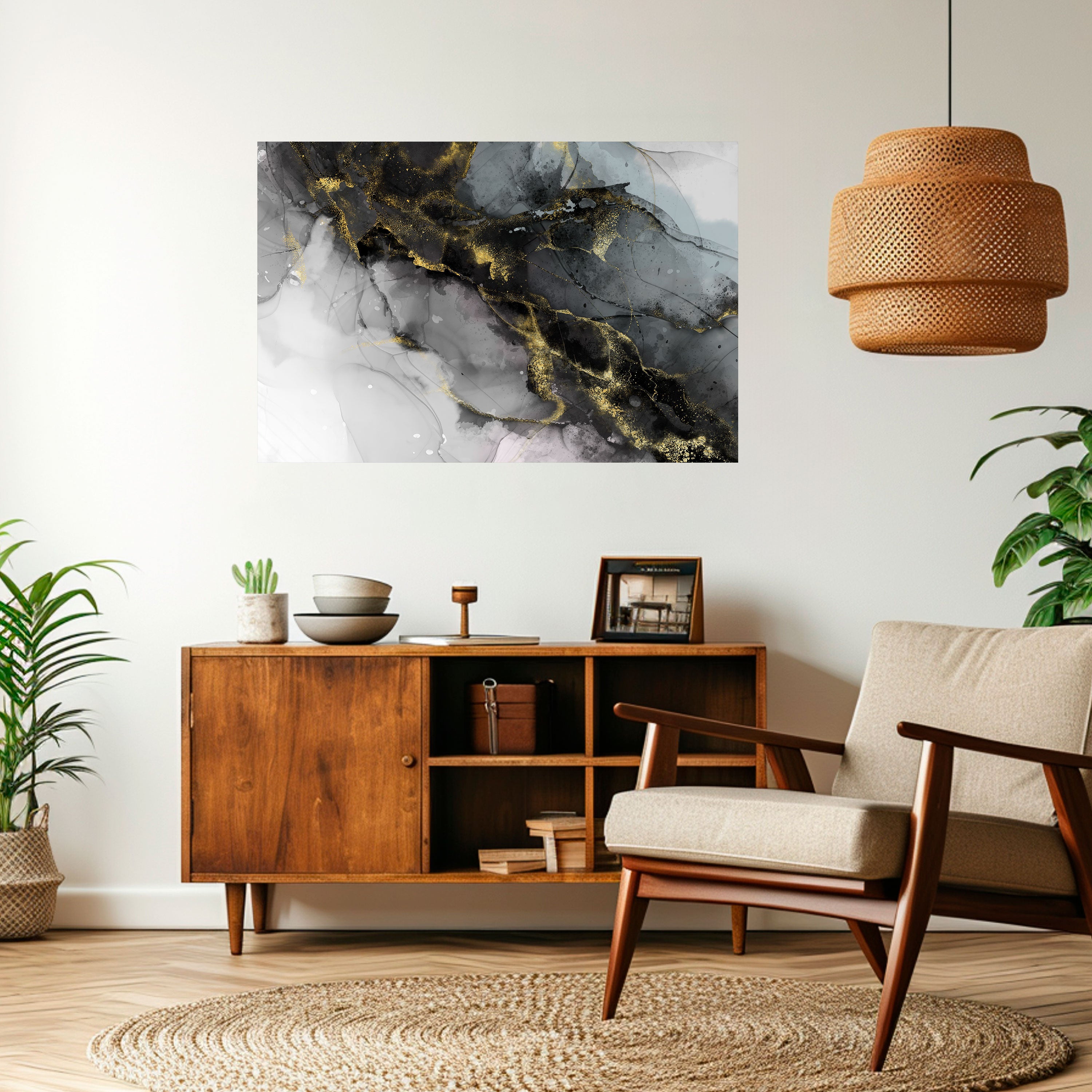 TRANQUIL WHISPERS Naklejka/Plakat poziomy
