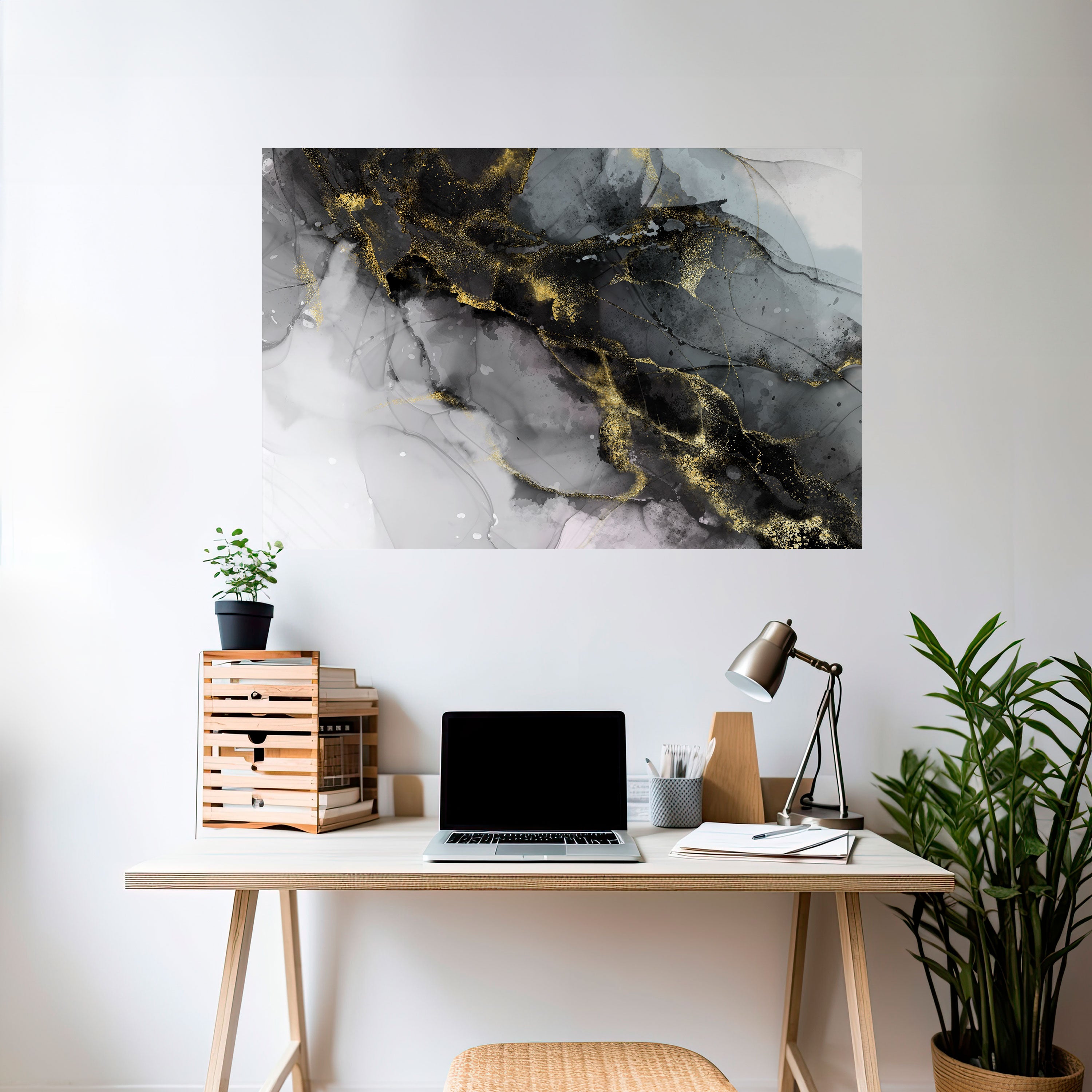 TRANQUIL WHISPERS Naklejka/Plakat poziomy