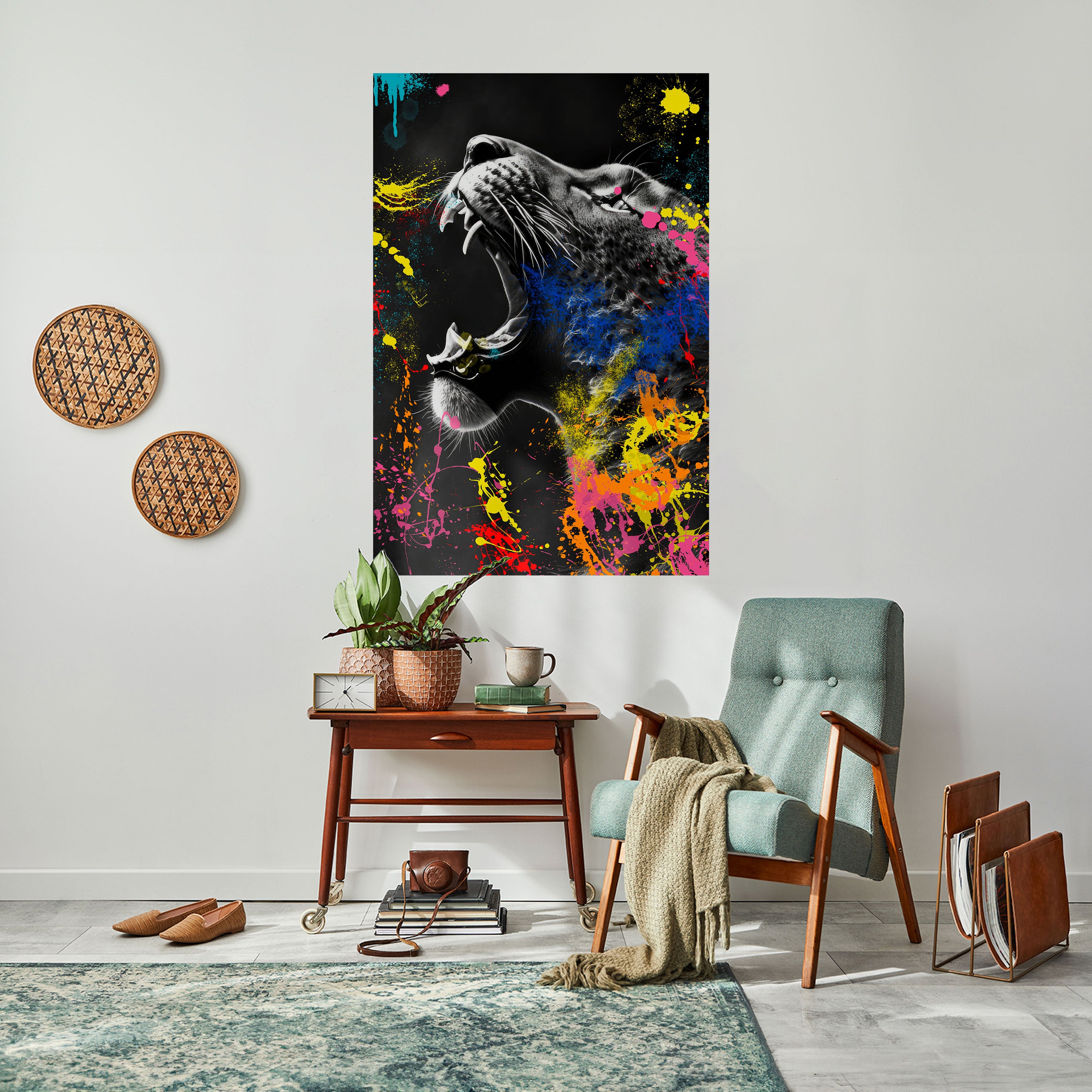 LEOPARD ARTISTRY Naklejka/Plakat pionowy