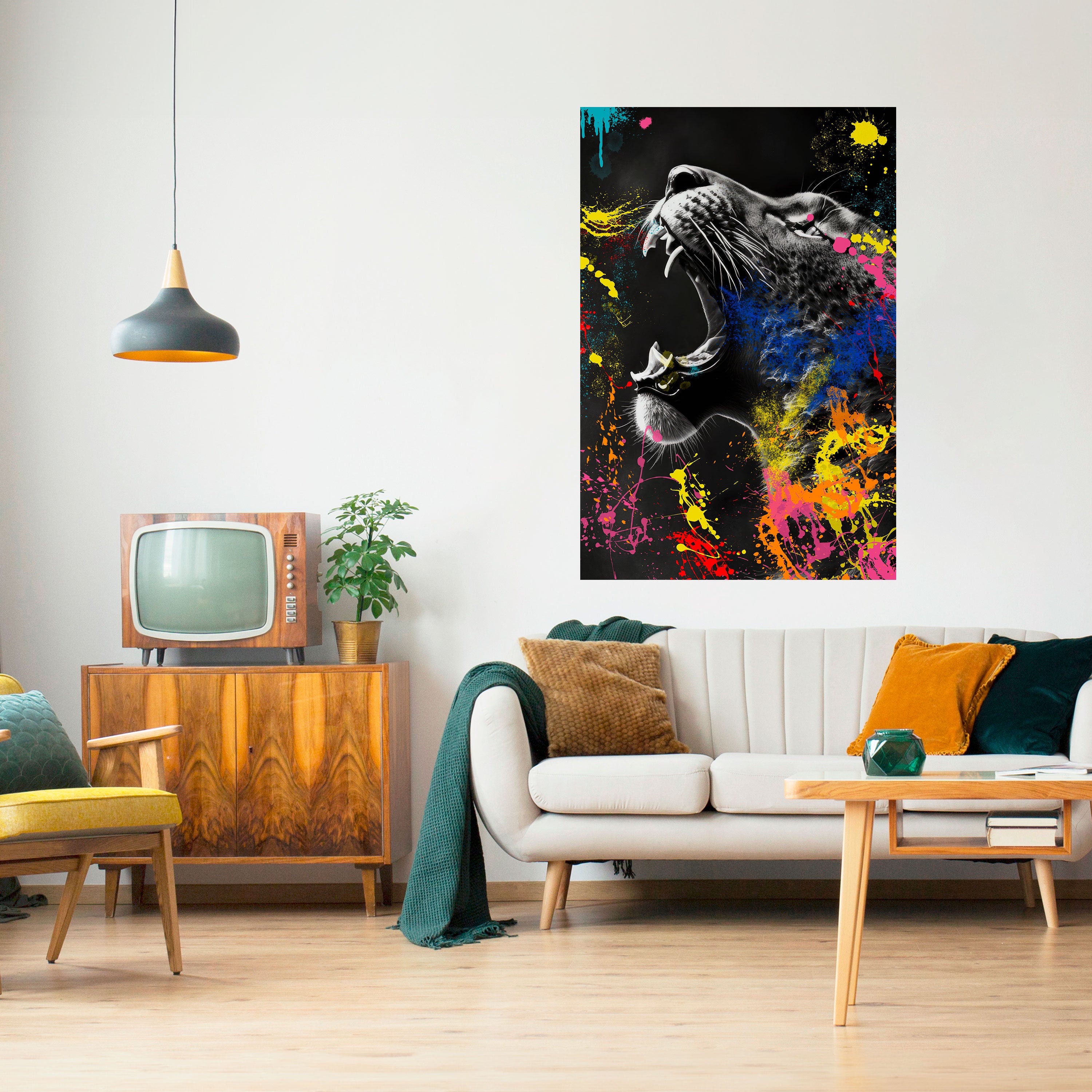 LEOPARD ARTISTRY Naklejka/Plakat pionowy