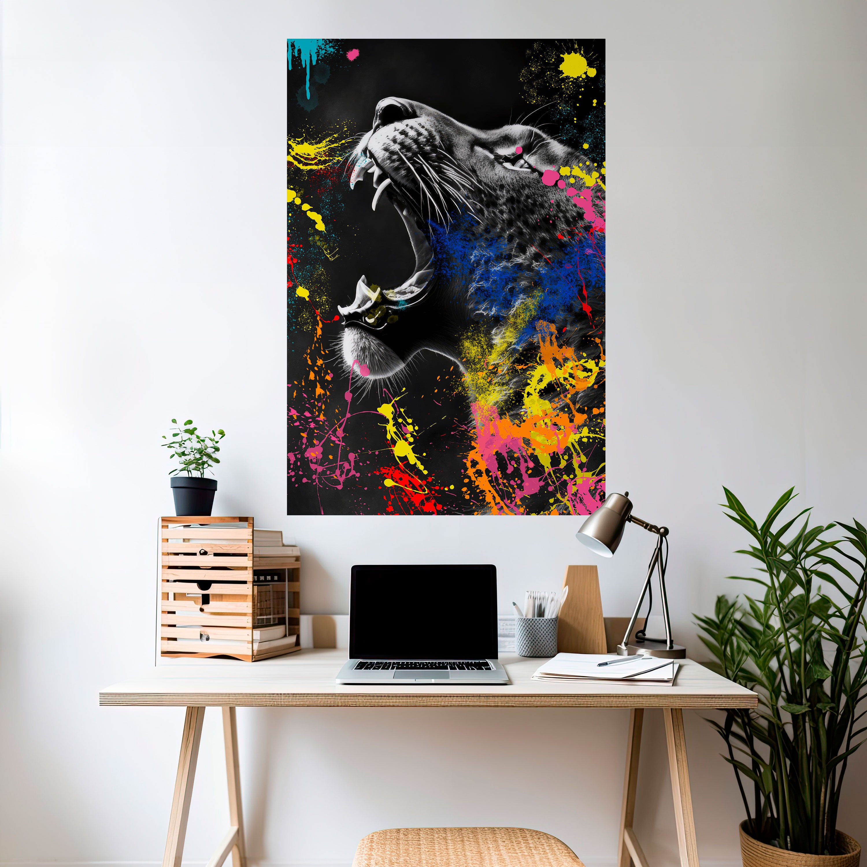 LEOPARD ARTISTRY Naklejka/Plakat pionowy
