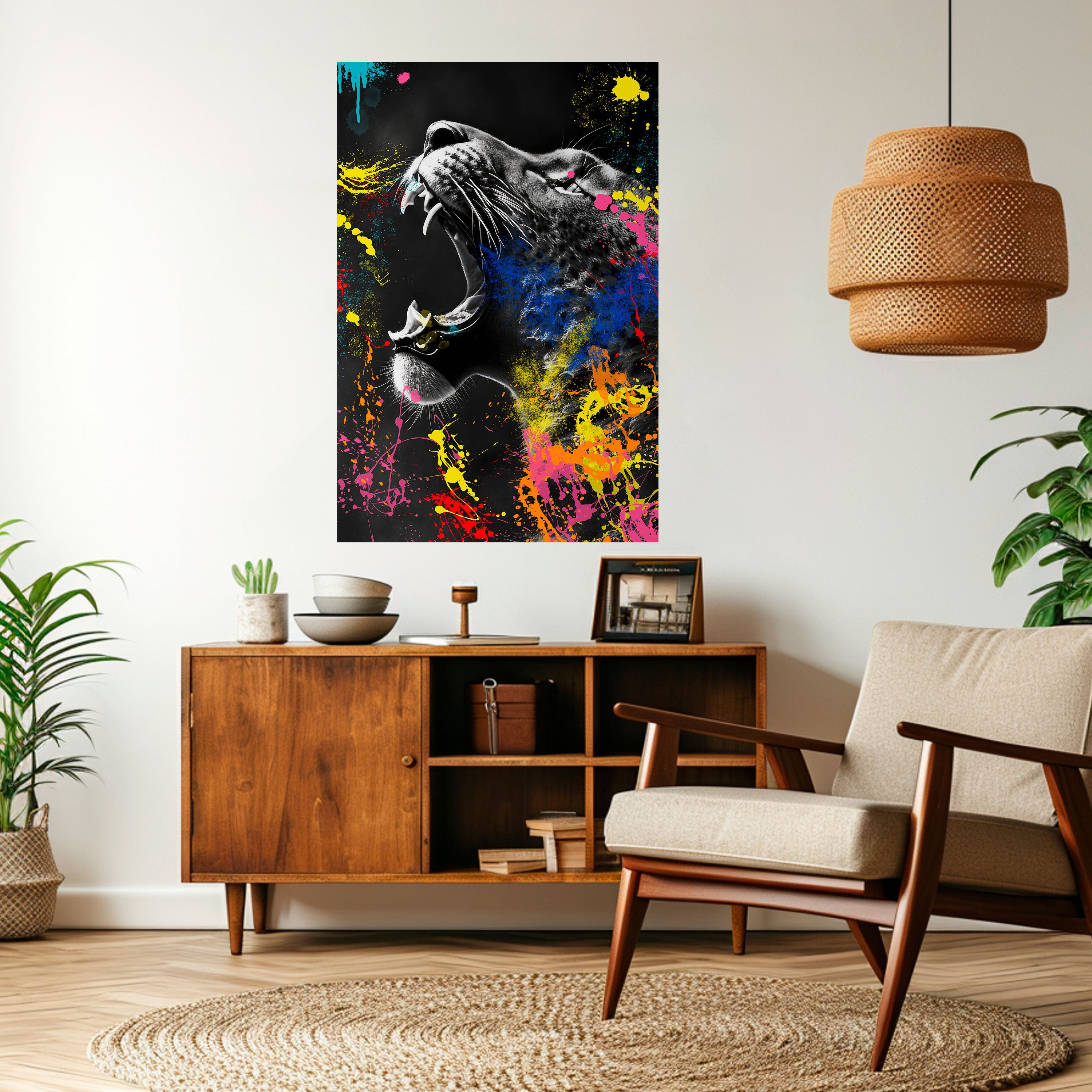 LEOPARD ARTISTRY Naklejka/Plakat pionowy