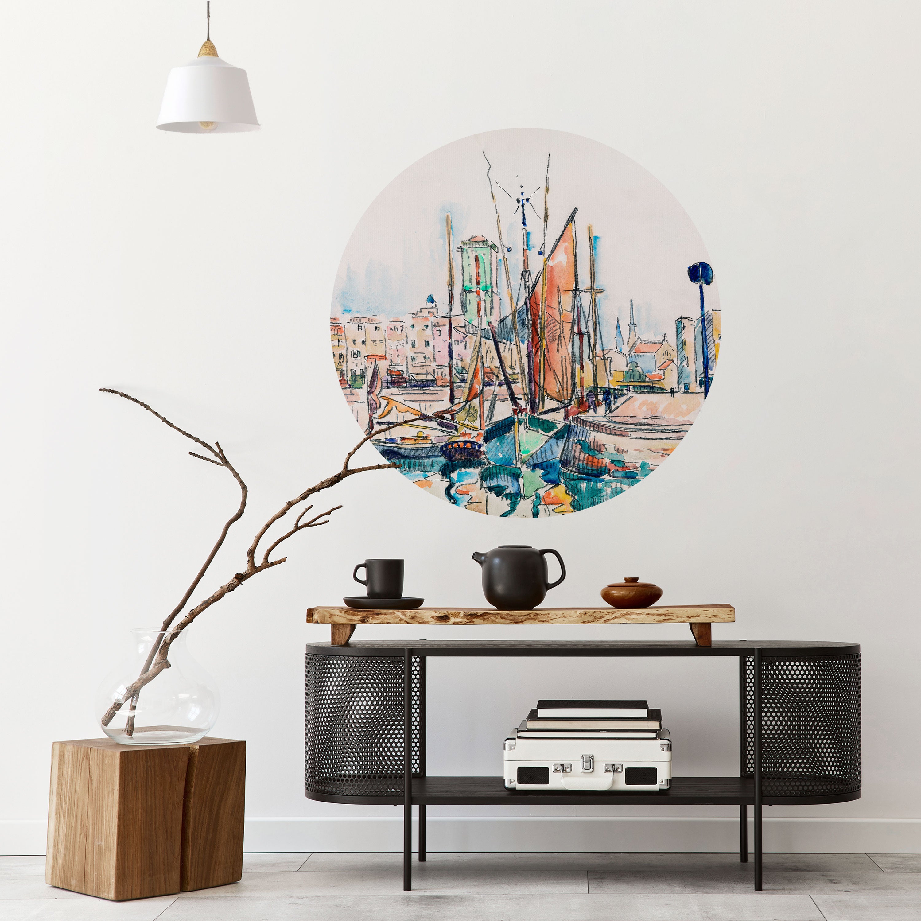 LA ROCHELLE Naklejka okrągła