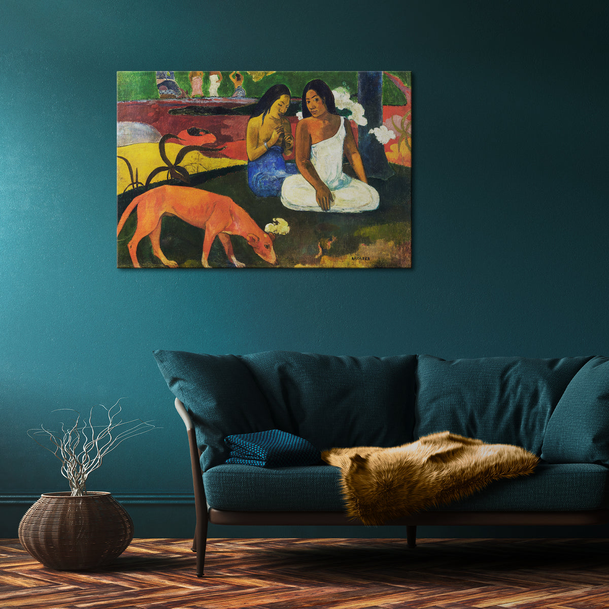 AREAREA BY GAUGUIN Poziomy obraz na płótnie