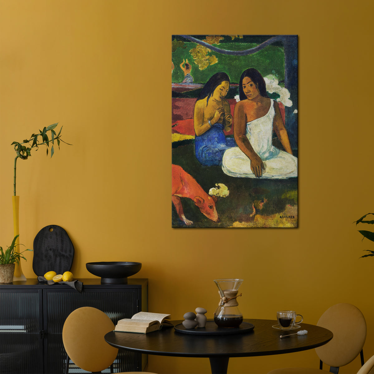AREAREA BY GAUGUIN Pionowy obraz na płótnie
