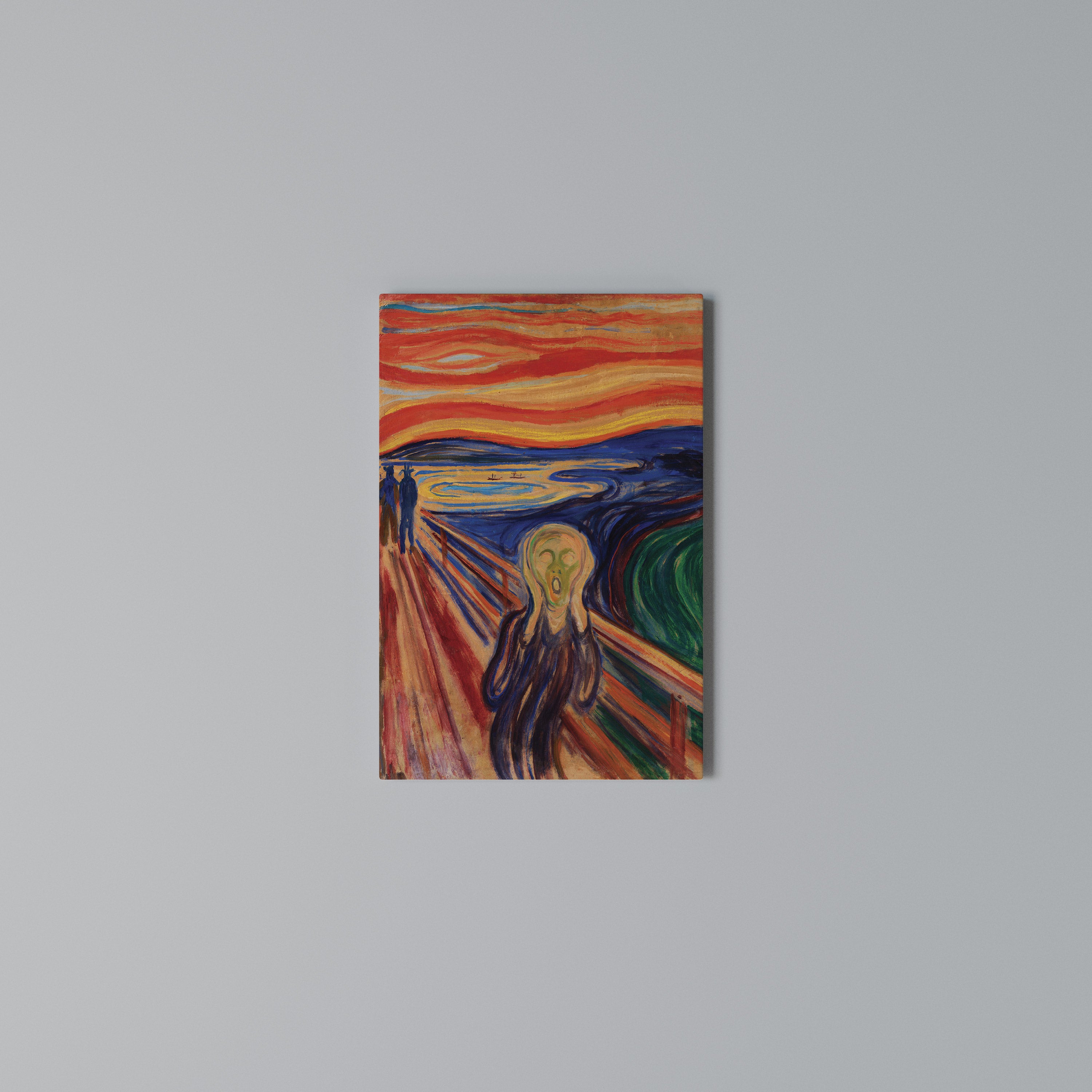 THE SCREAM Pionowy obraz na płótnie