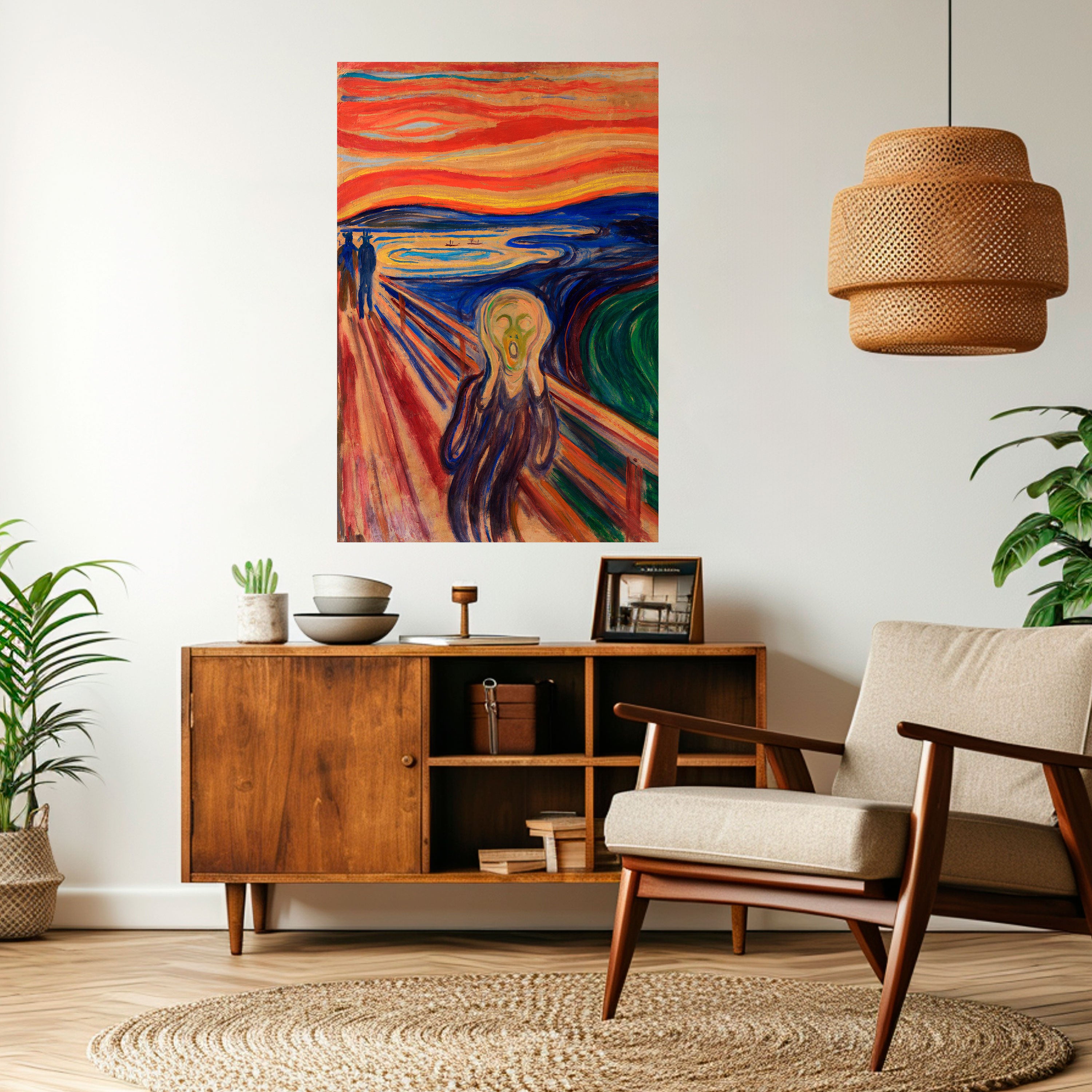 THE SCREAM Naklejka/Plakat pionowy