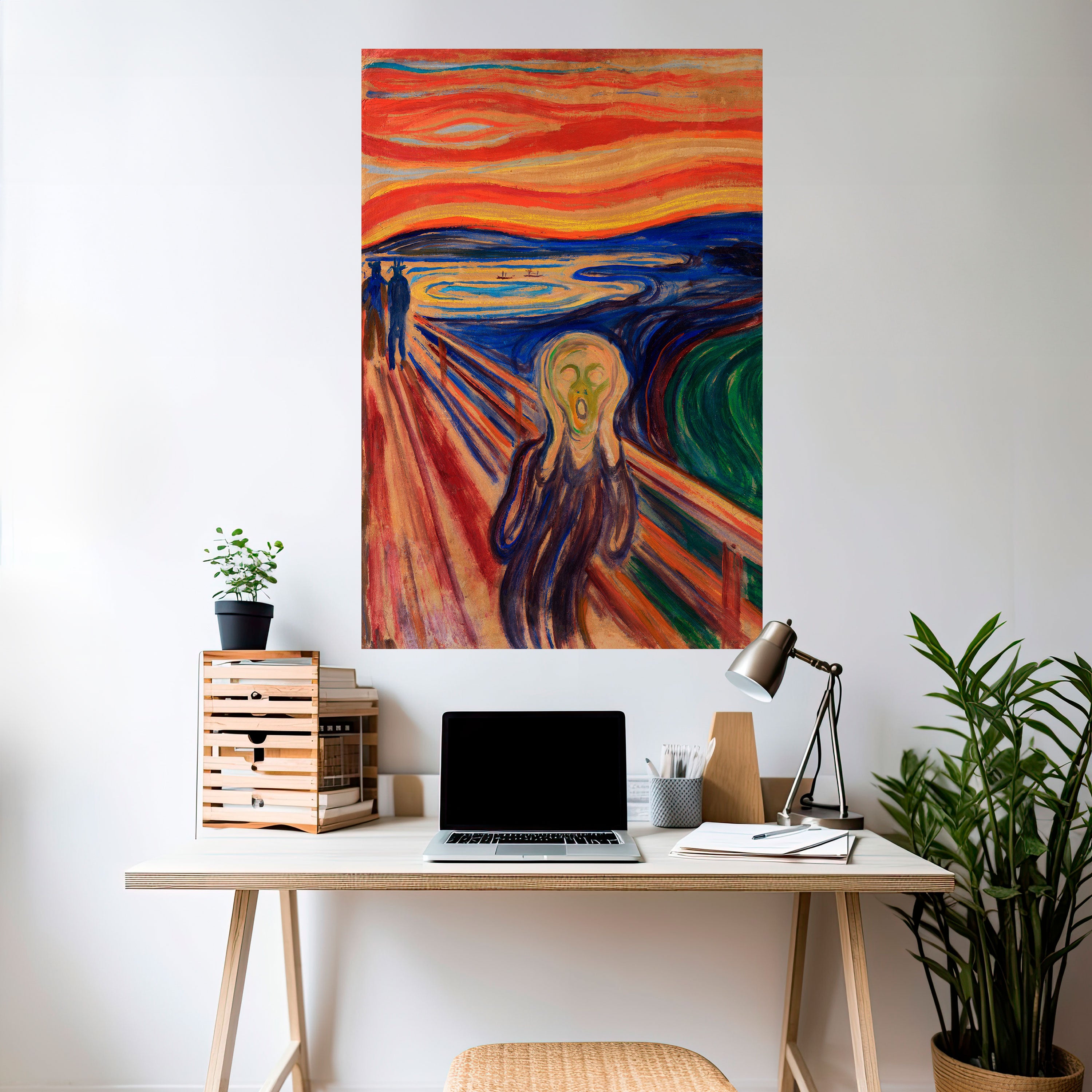 THE SCREAM Naklejka/Plakat pionowy