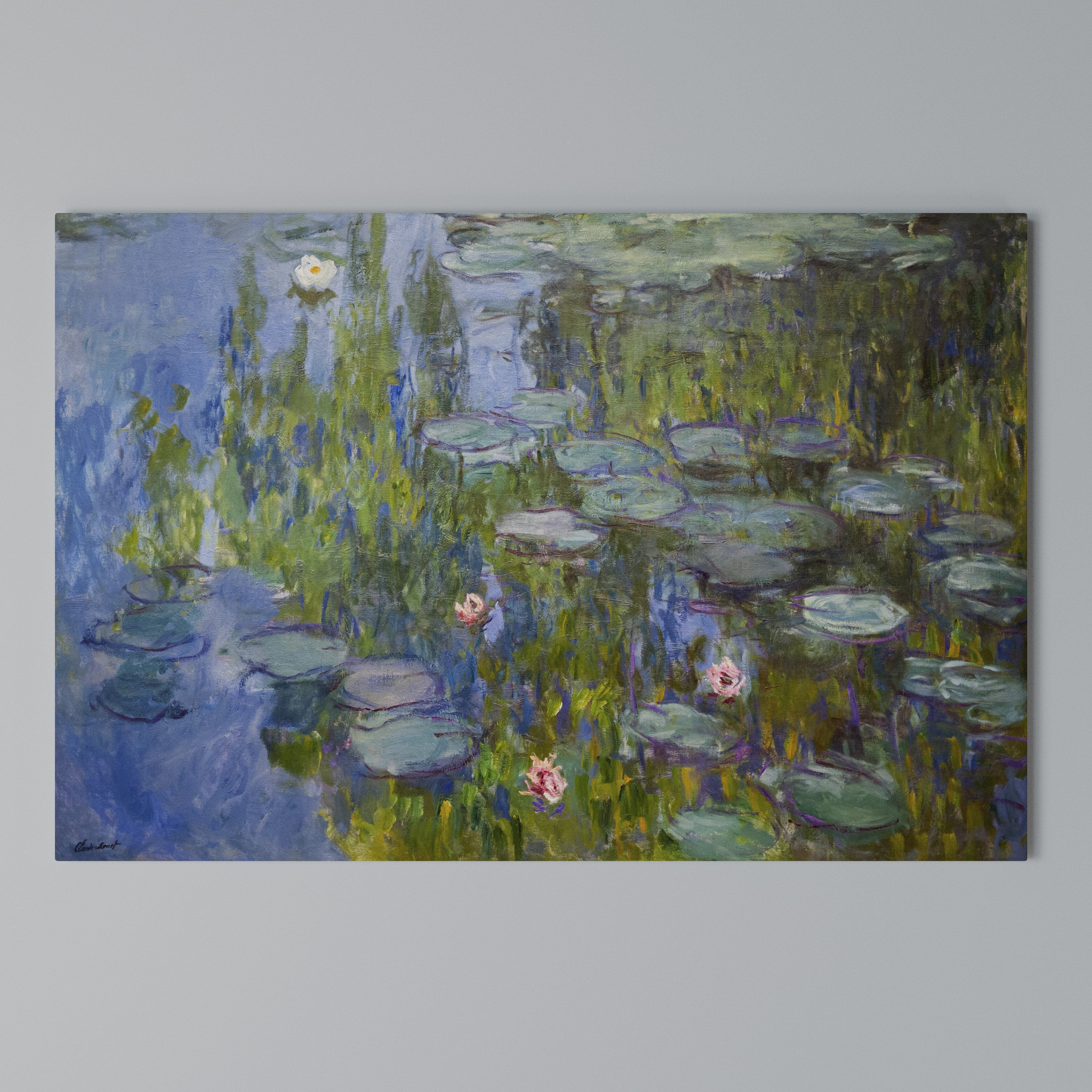 WATER LILIES Poziomy obraz na płótnie