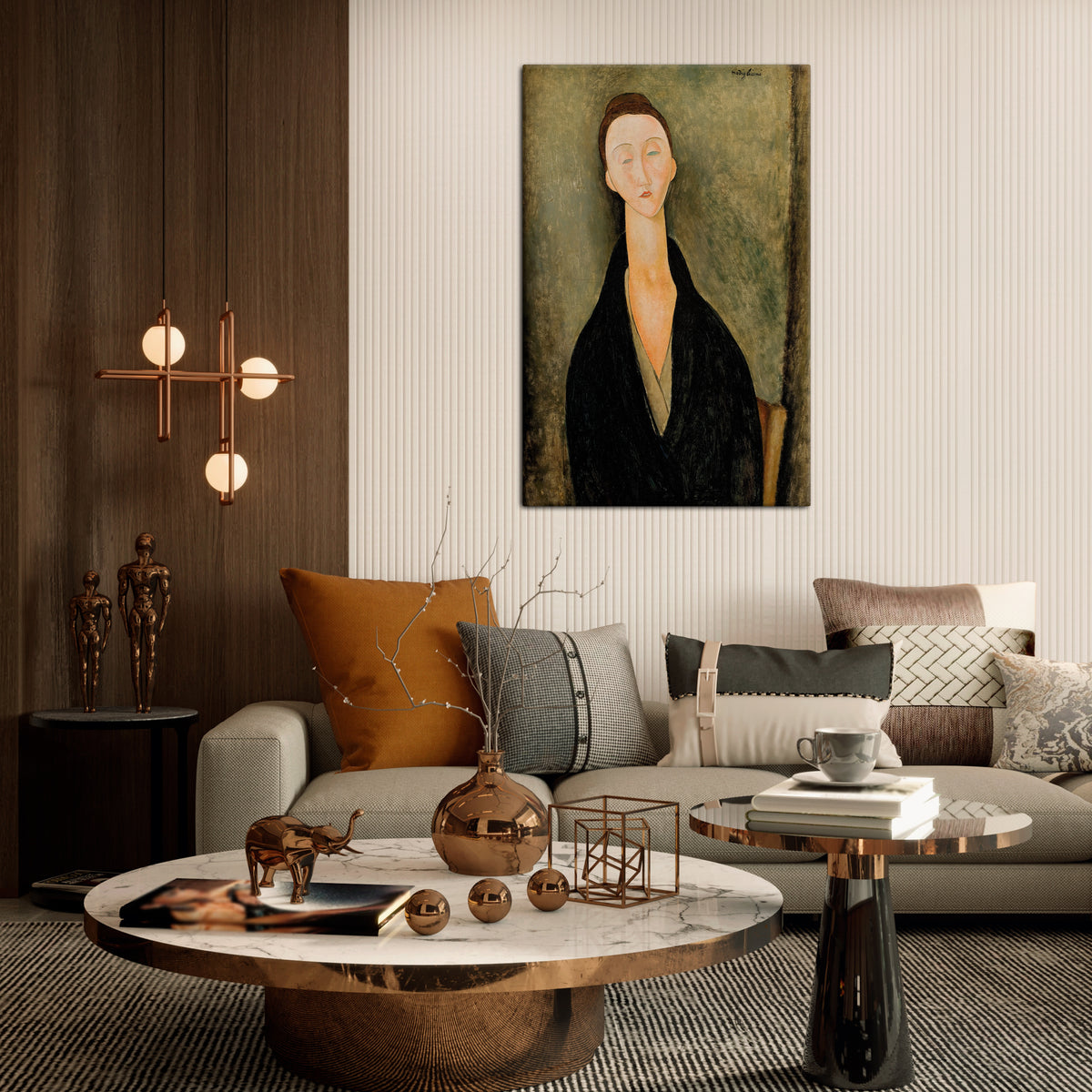 AMEDEO MODIGLIANI Pionowy obraz na płótnie