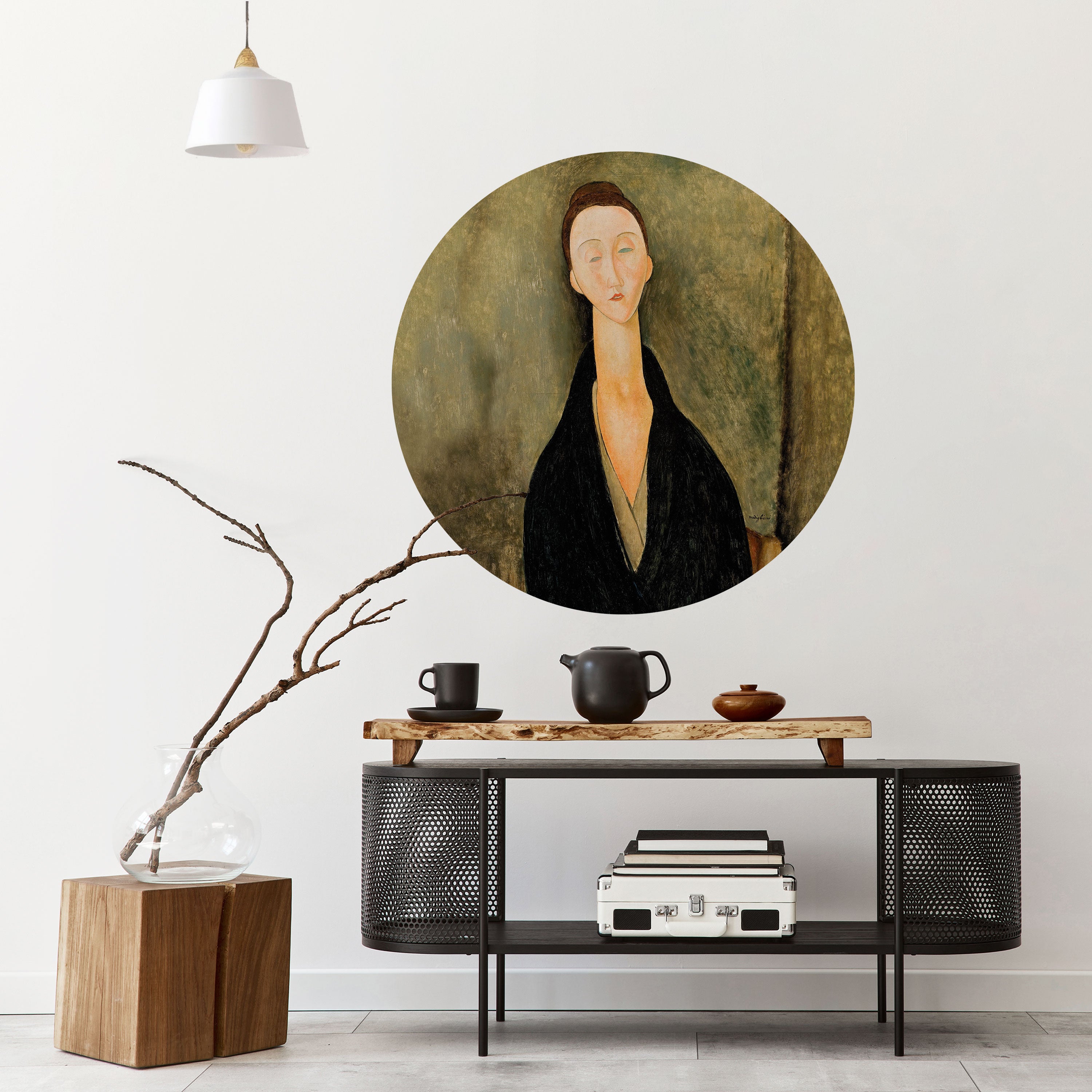 AMEDEO MODIGLIANI Naklejka okrągła