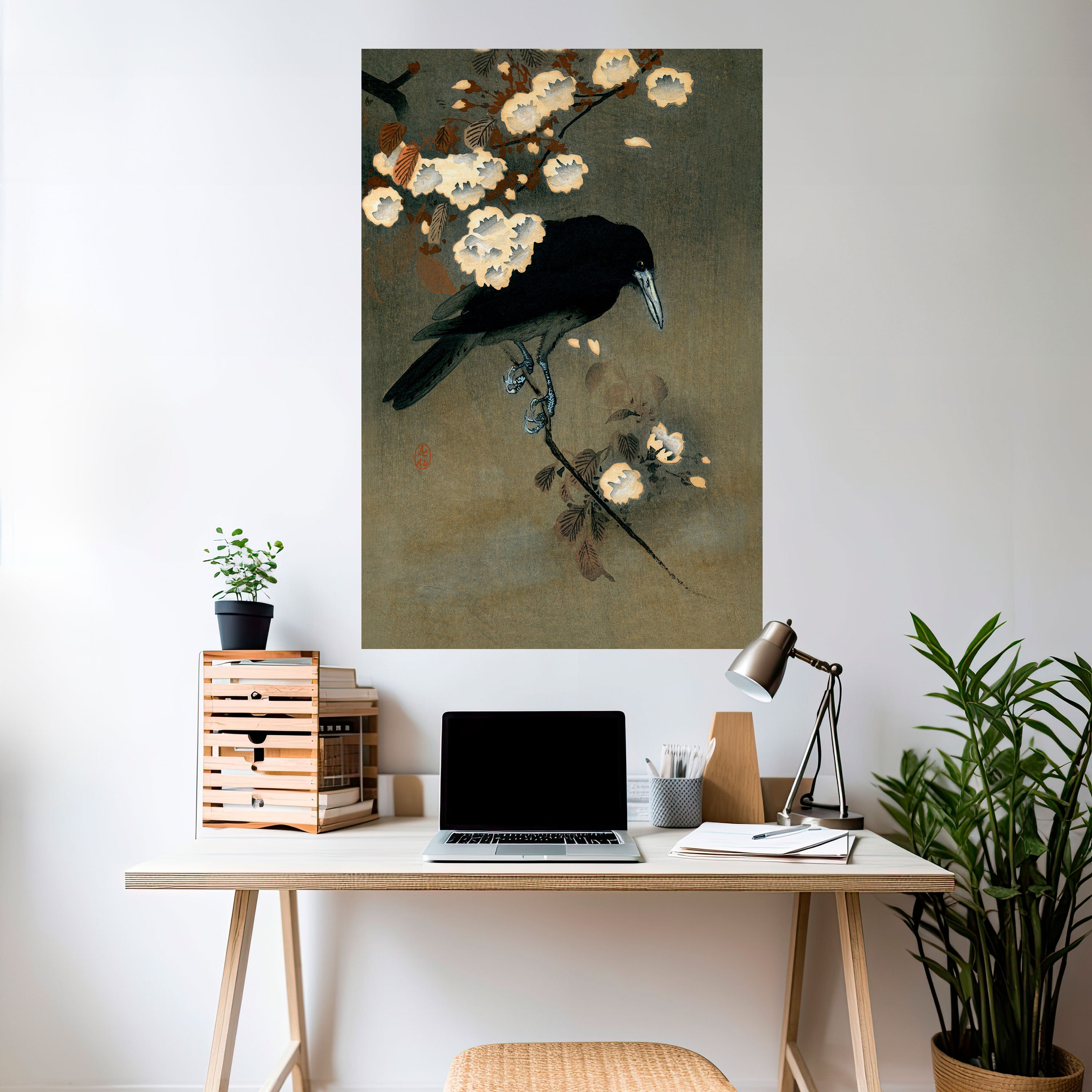 PETALS AND CROWS Naklejka/Plakat pionowy