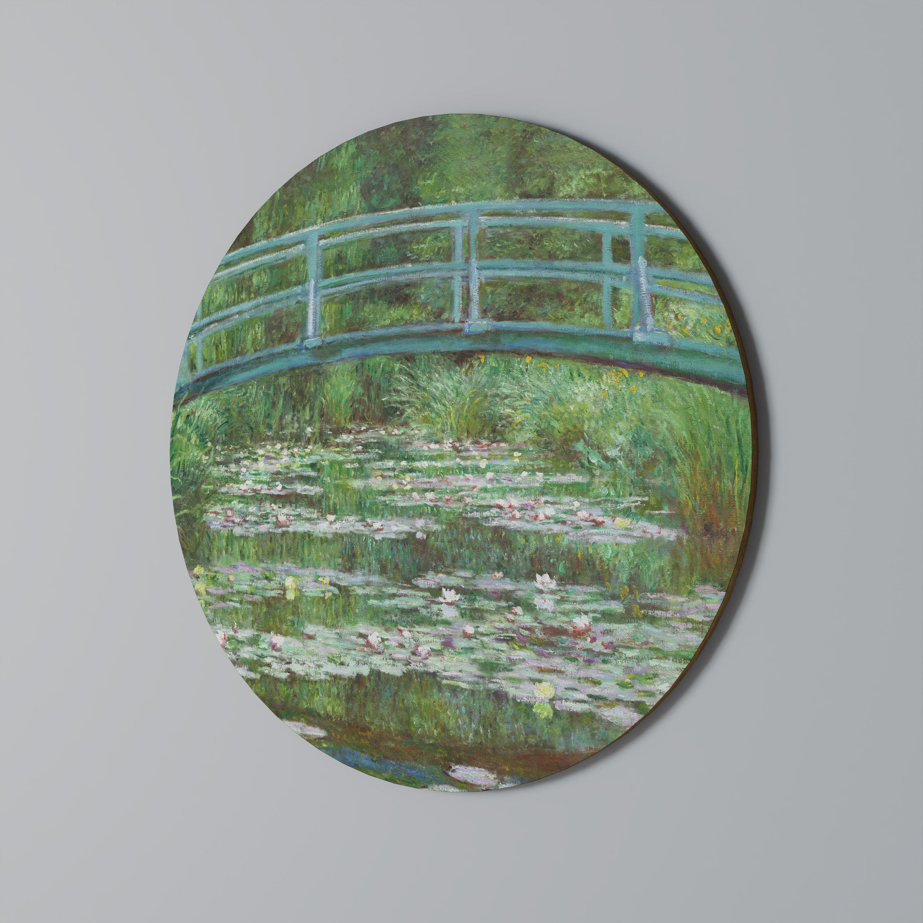 JAPANESE FOOTBRIDGE Obraz okrągły