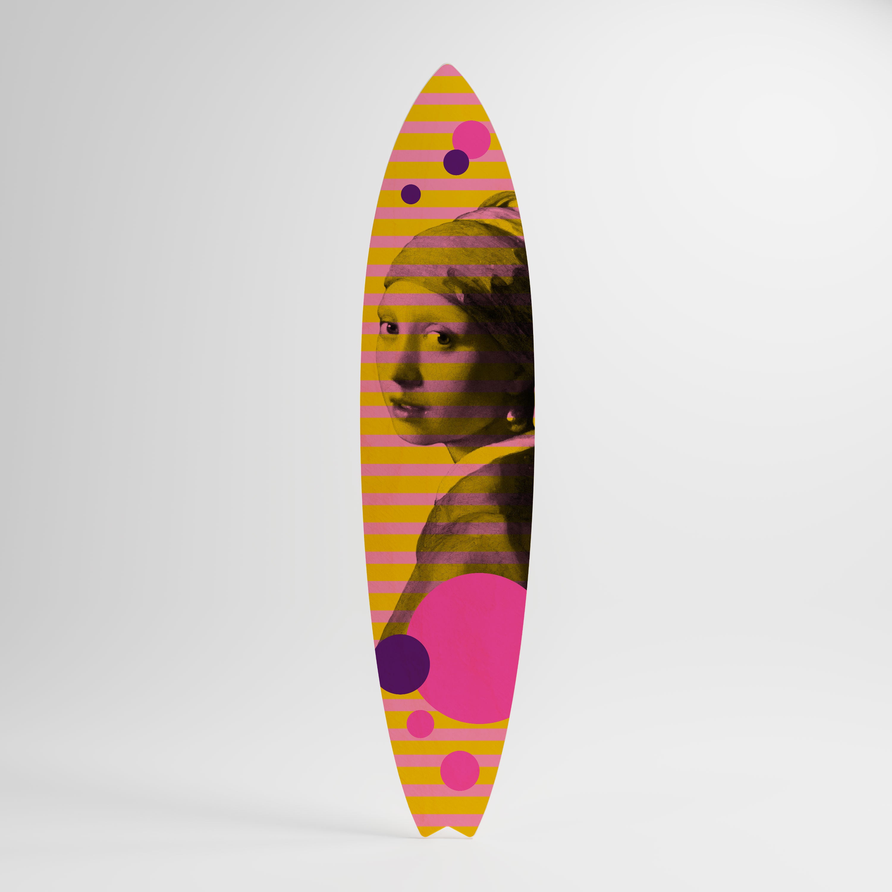HER WITH A PEARL Dekoracyjna deska surfingowa