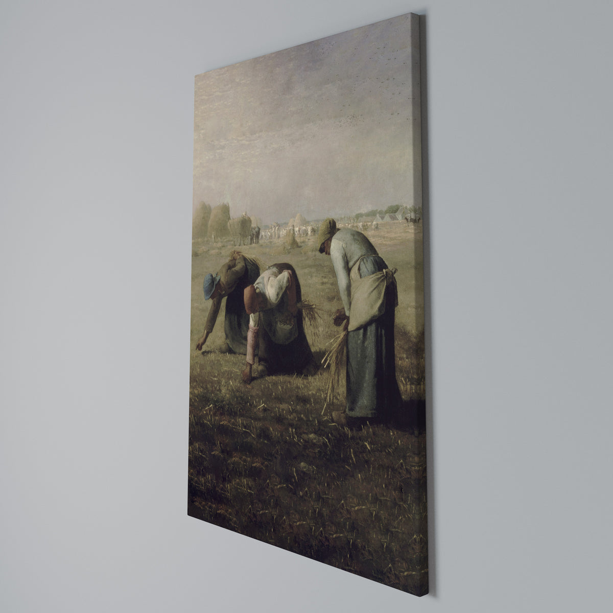 THE GLEANERS Pionowy obraz na płótnie