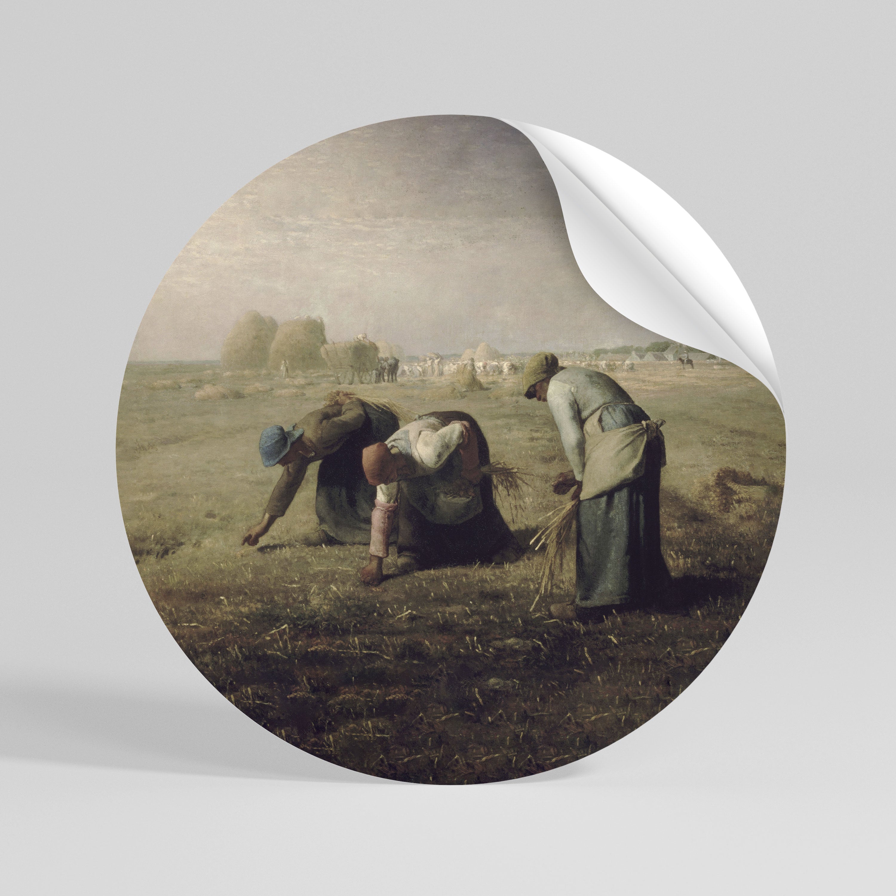 THE GLEANERS Naklejka - okrągła