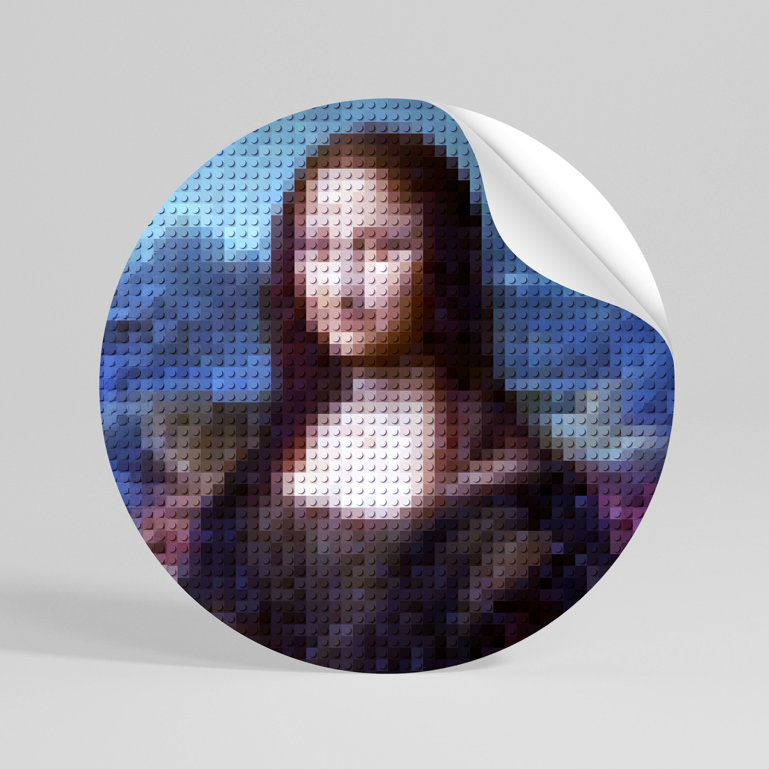 CONSTRUCTIVE ART Naklejka - okrągła