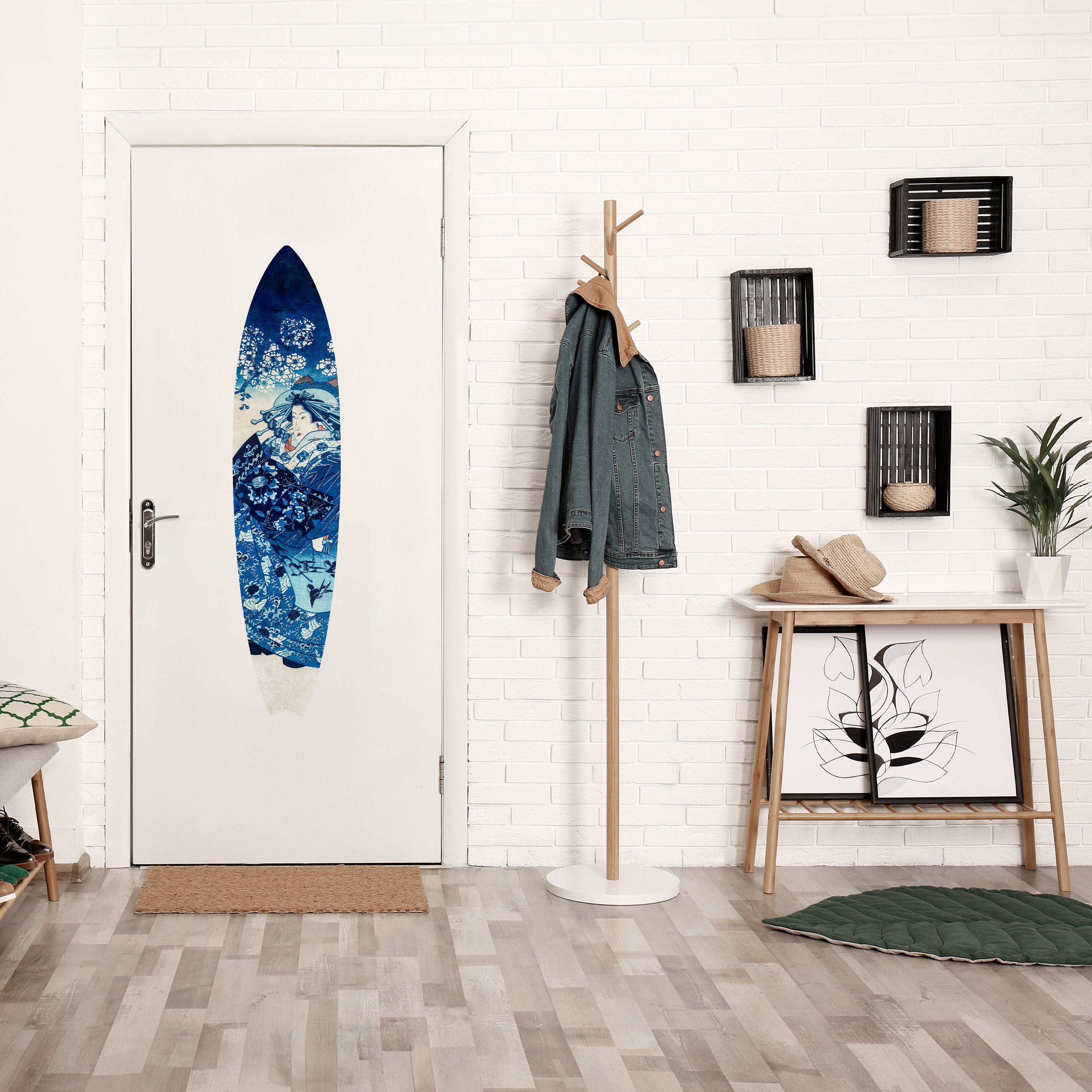 JAPANESE WOMAN Naklejka - deska surfingowa