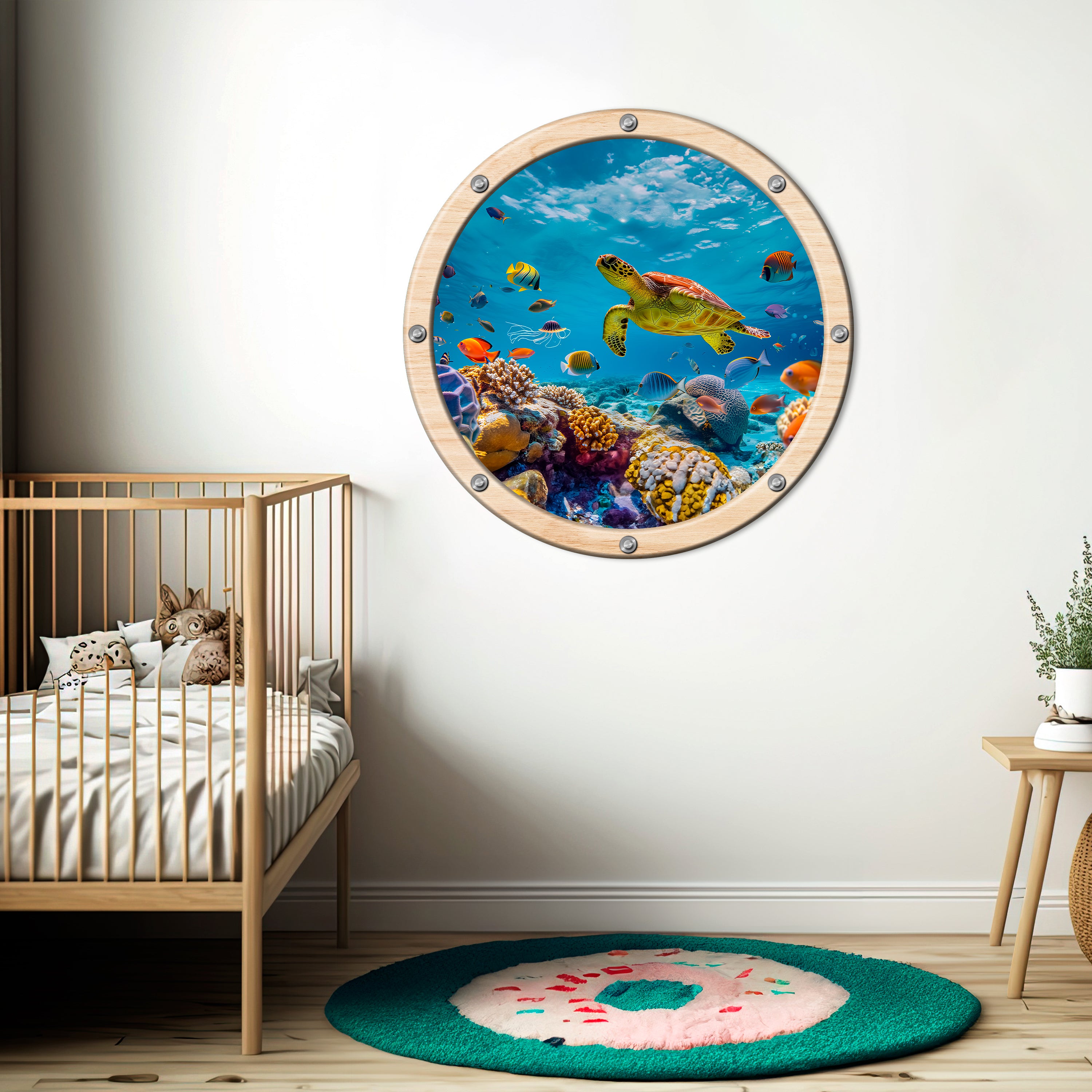 AQUA ADVENTURE Obraz okrągły