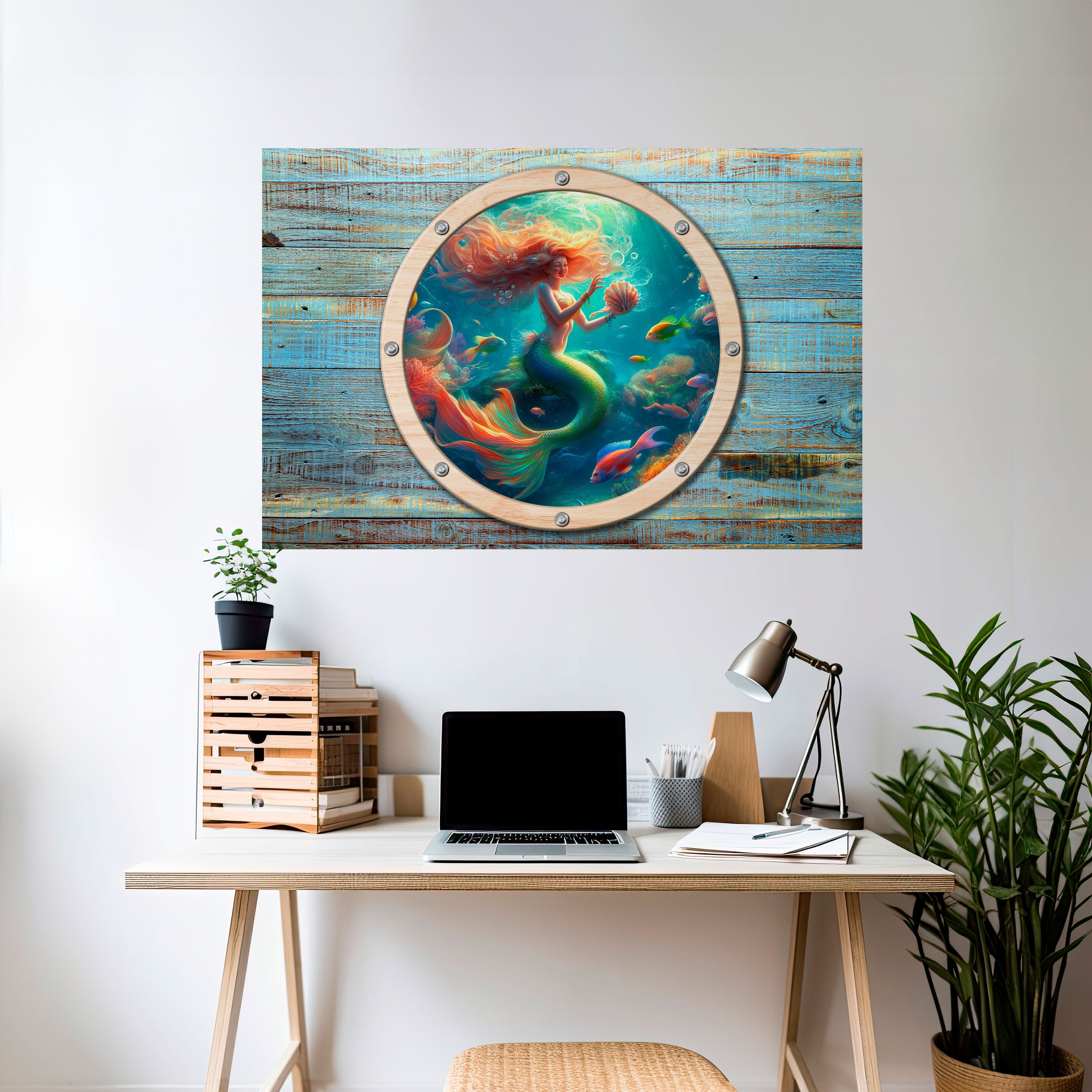 MERMAID DREAMS Naklejka/Plakat poziomy