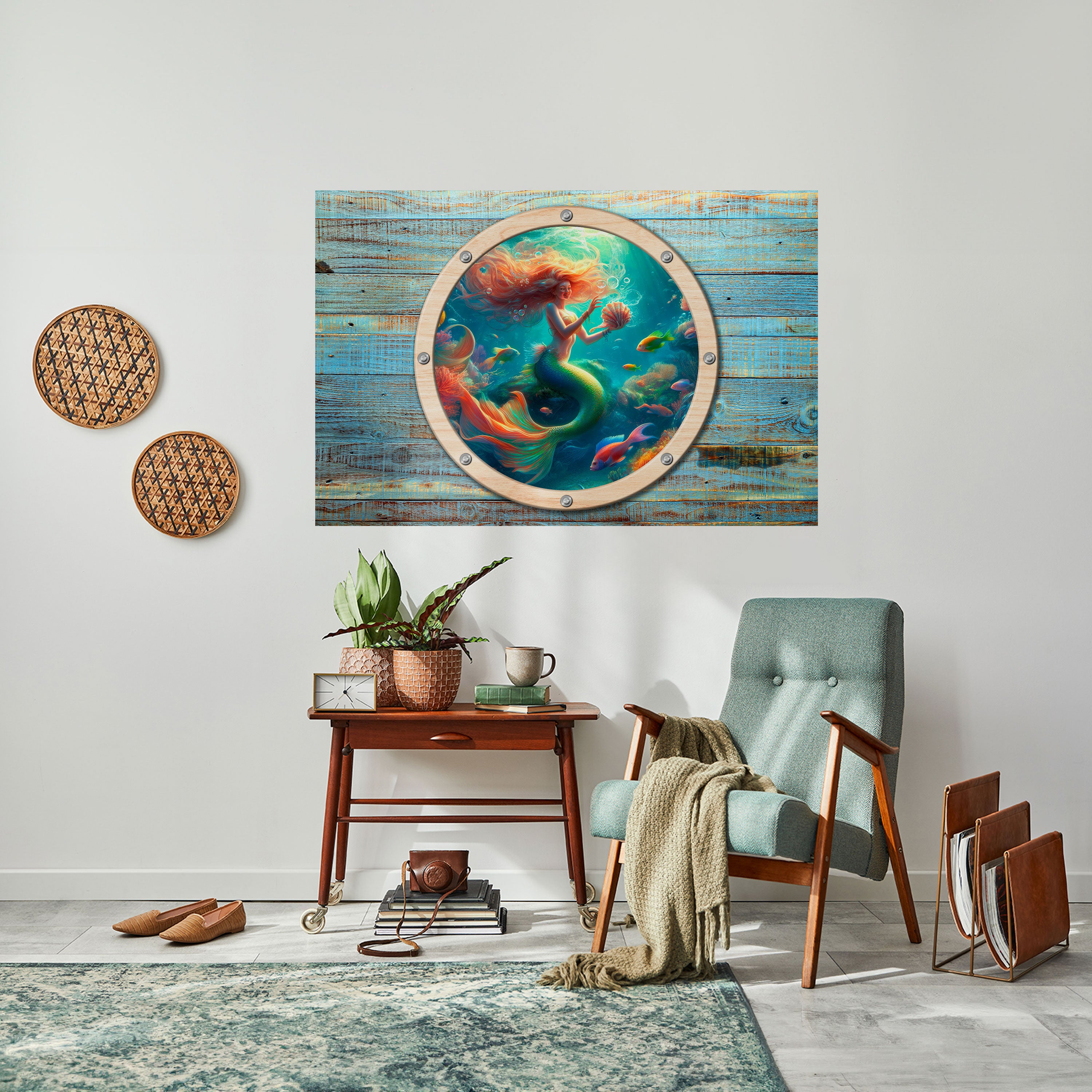 MERMAID DREAMS Naklejka/Plakat poziomy