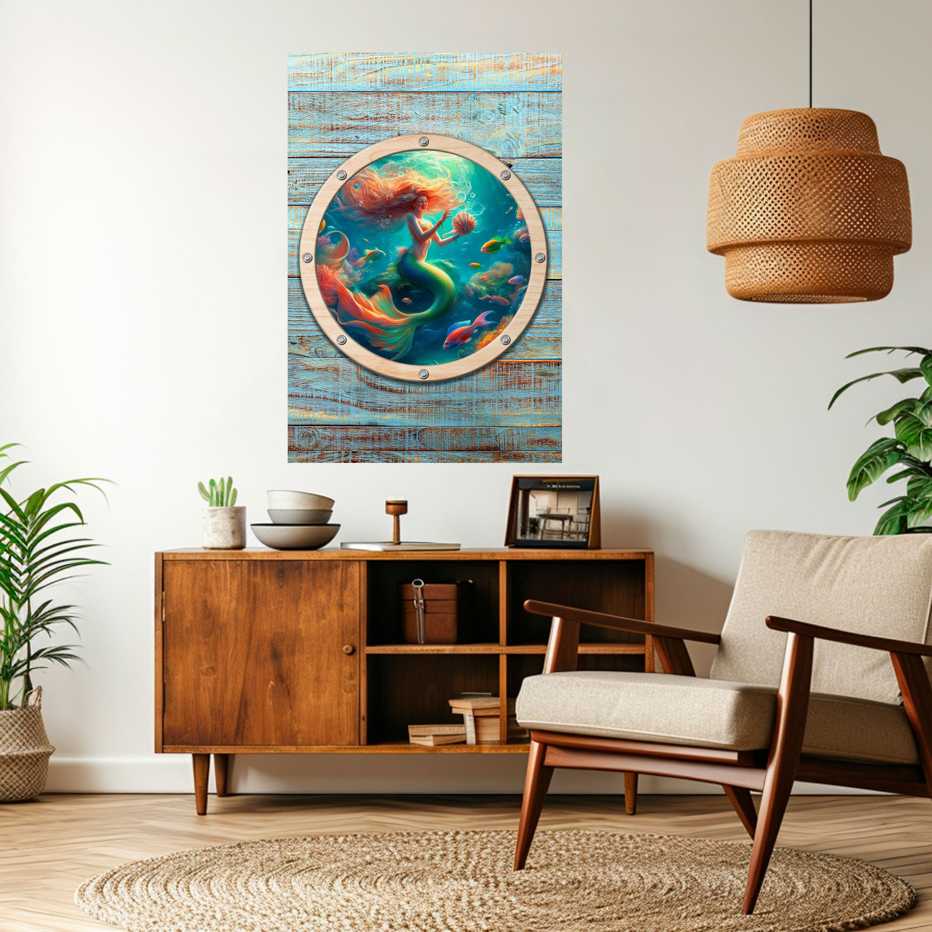 MERMAID DREAMS Naklejka/Plakat pionowy