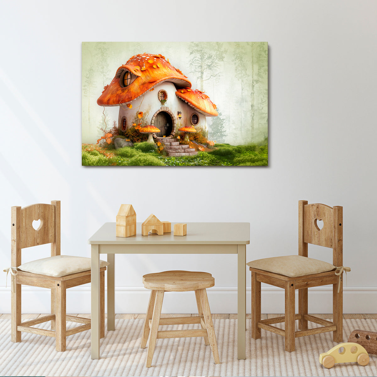 MYSTIC TOADSTOOL Poziomy obraz na płótnie