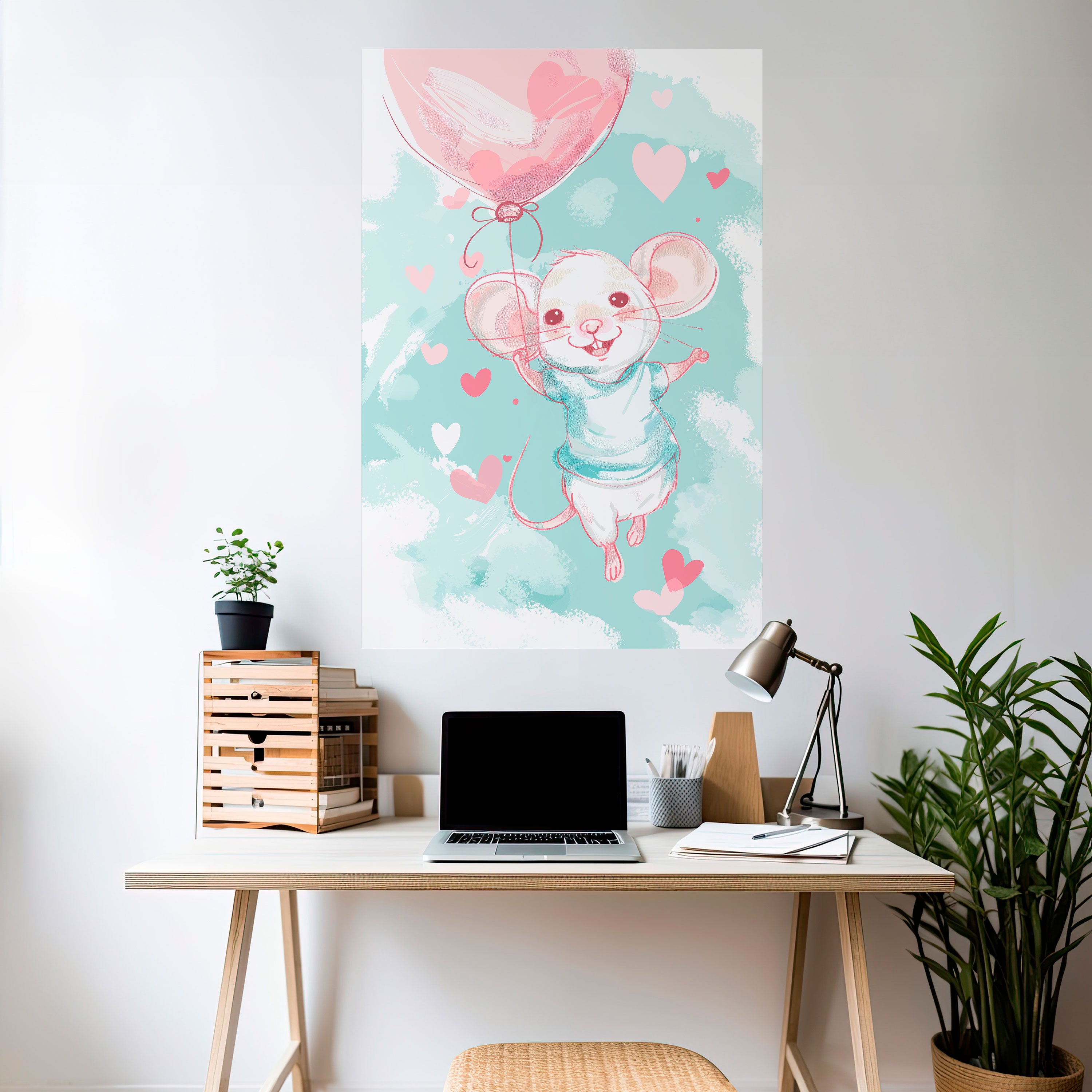 MOUSY FLOW Naklejka/Plakat pionowy
