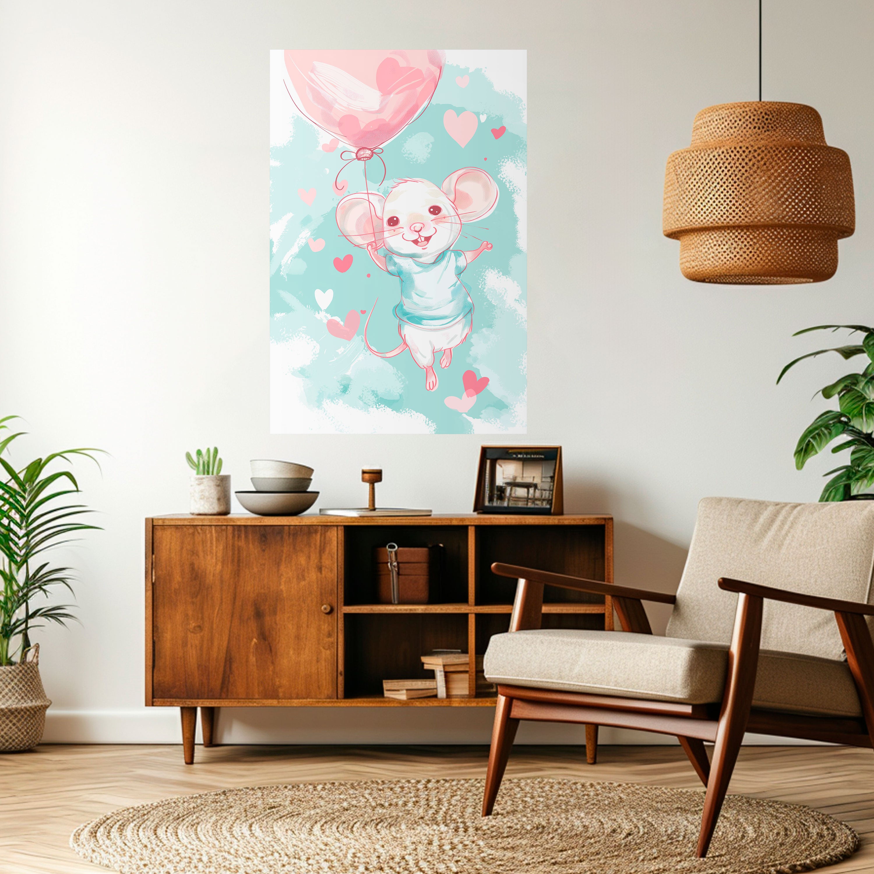 MOUSY FLOW Naklejka/Plakat pionowy