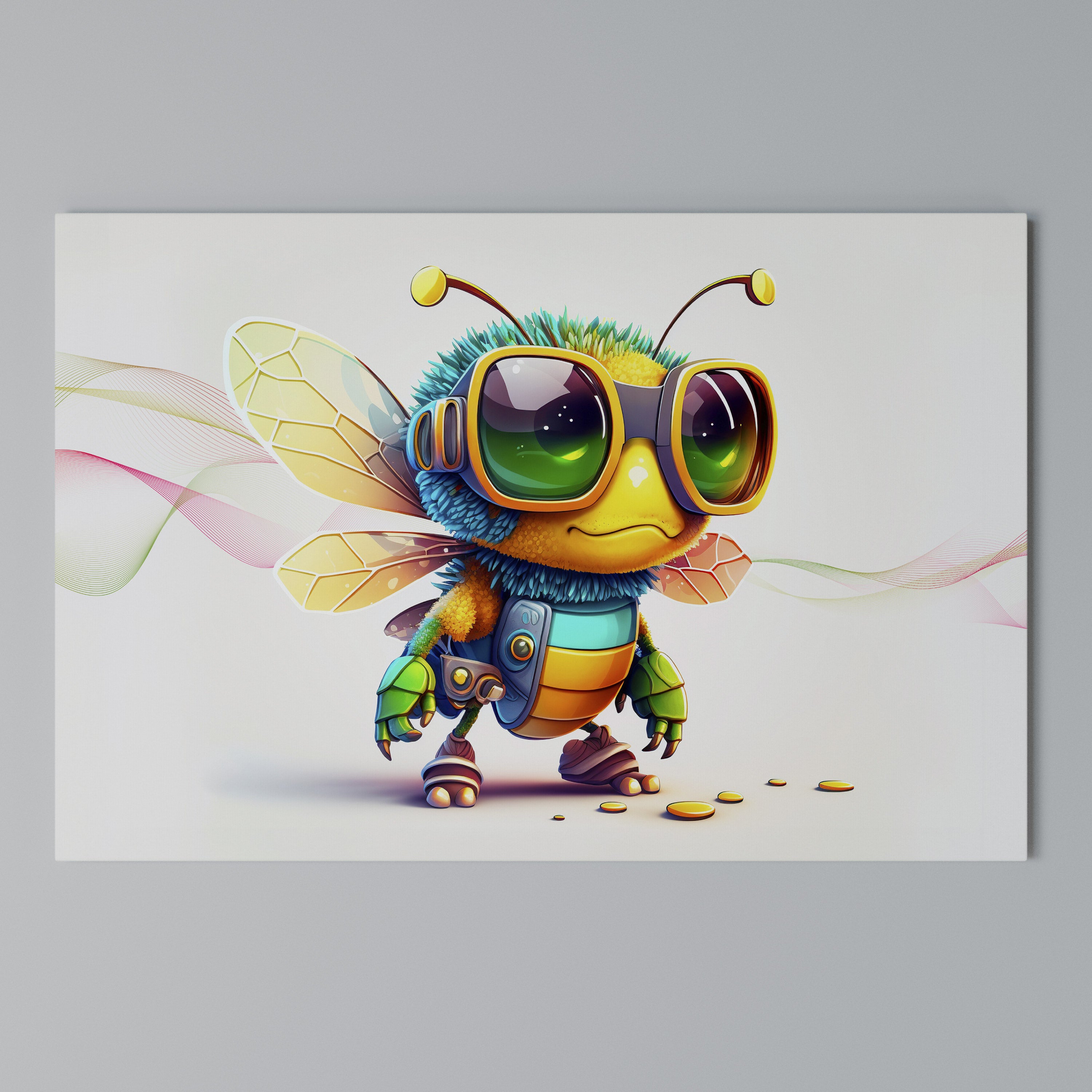 BUZZ BUDDY Poziomy obraz na płótnie