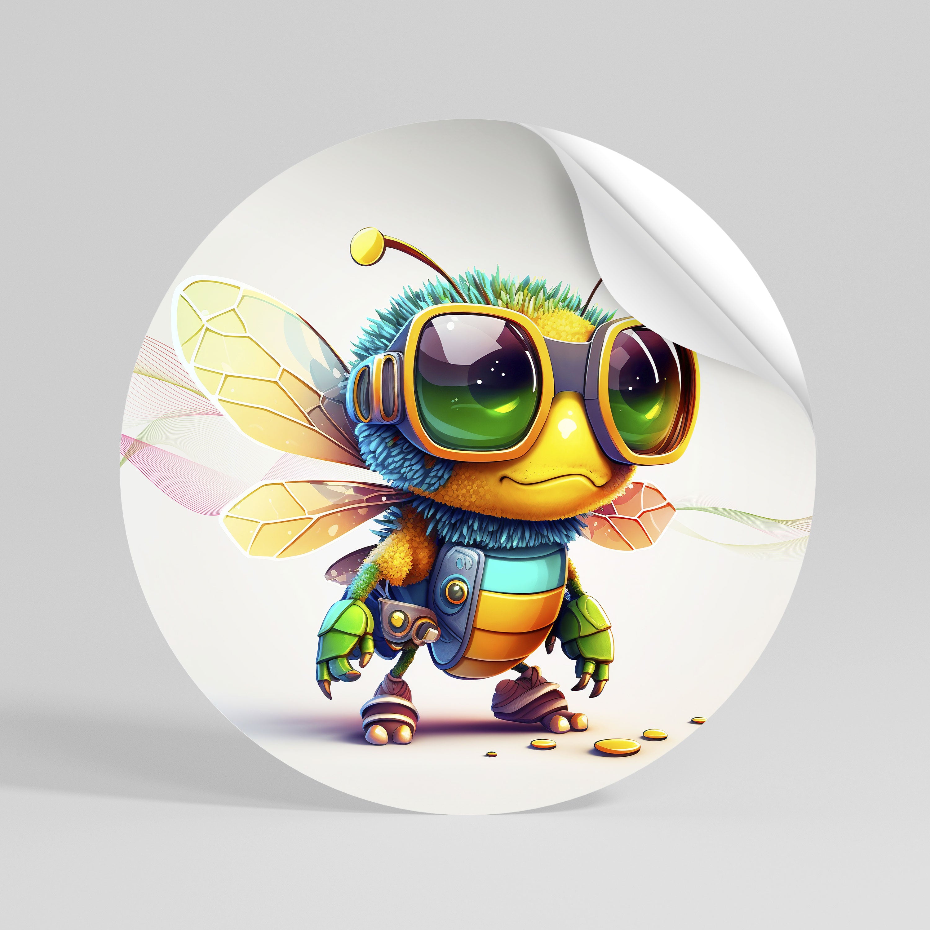 BUZZ BUDDY Naklejka - okrągła
