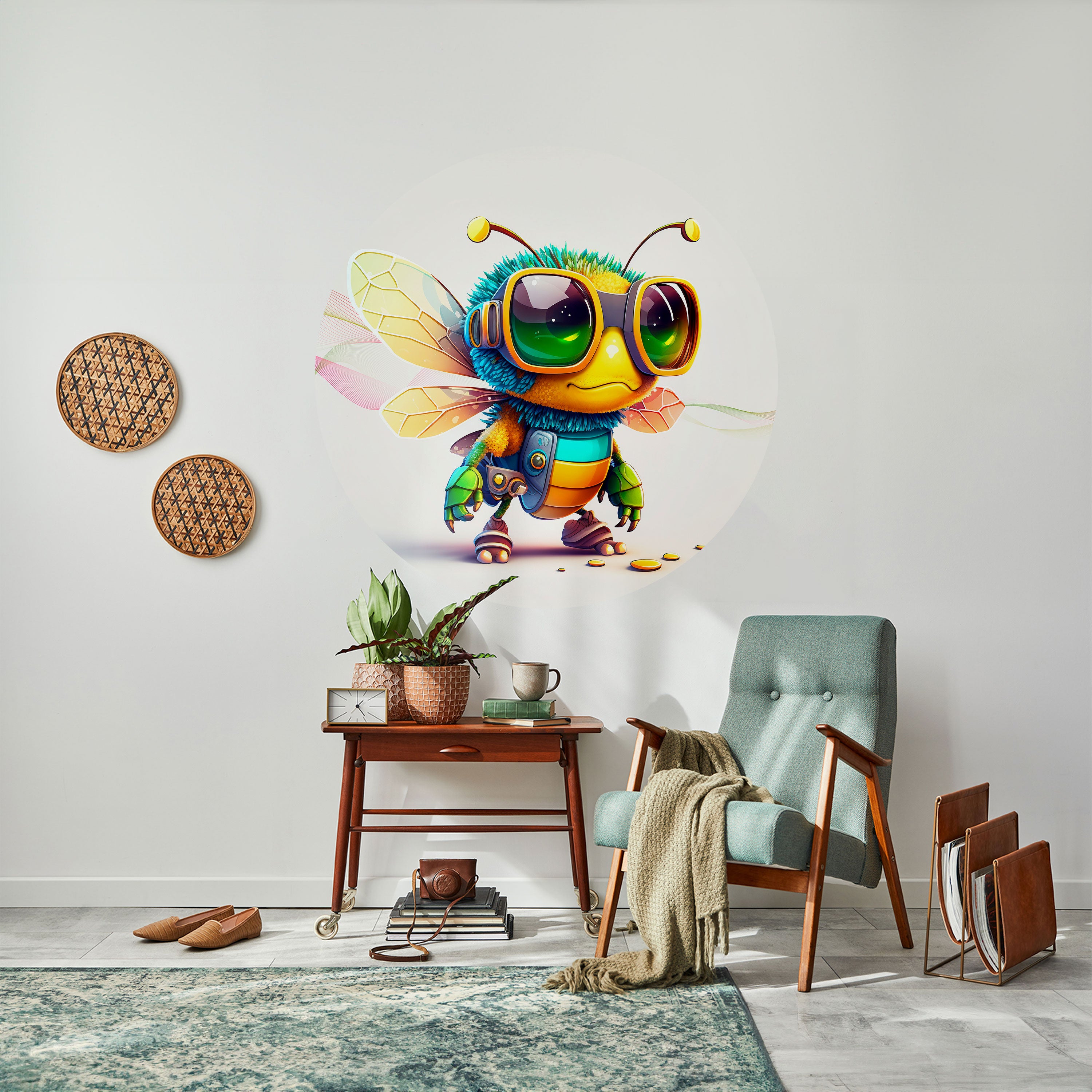 BUZZ BUDDY Naklejka okrągła