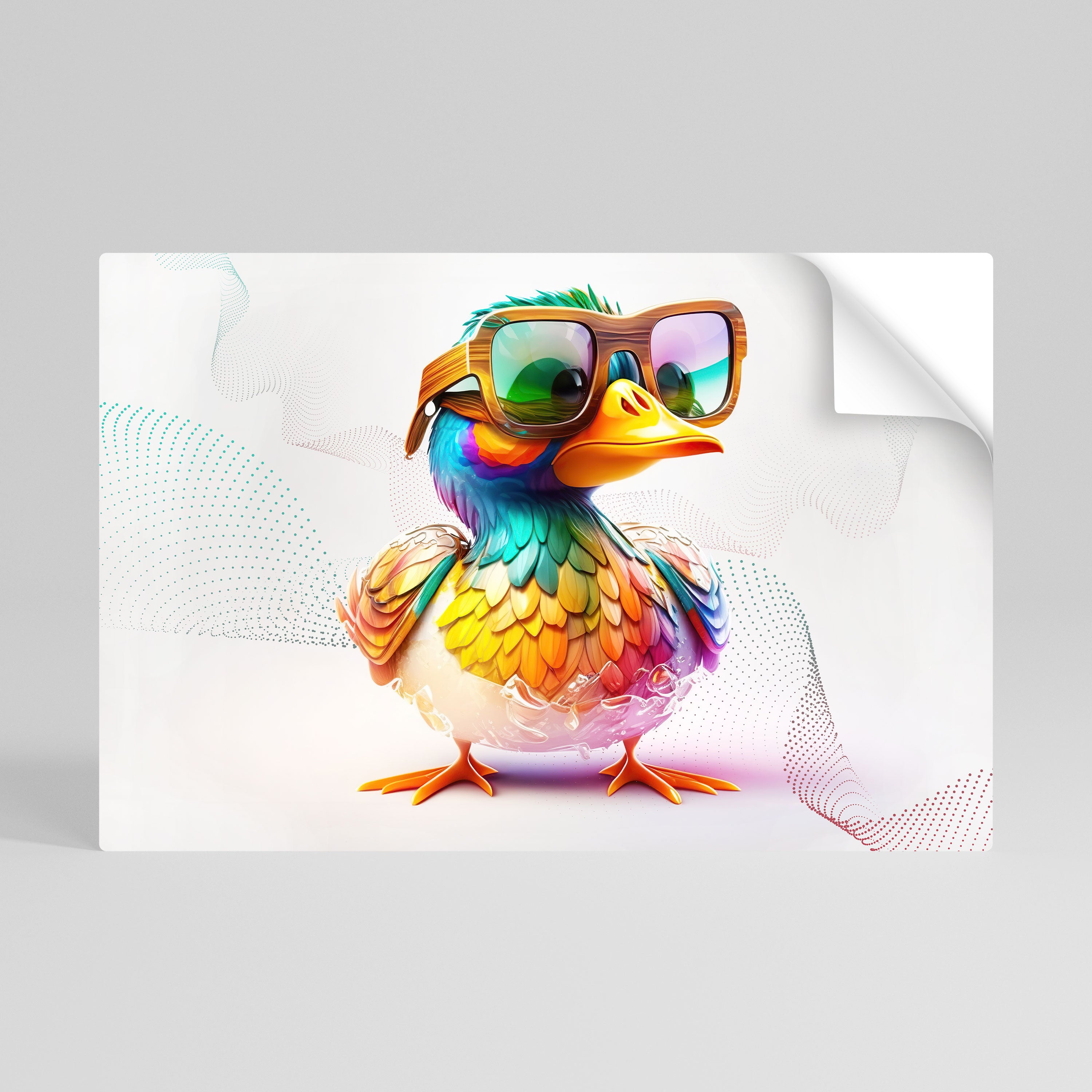 QUACKY FUN Naklejka/Plakat poziomy
