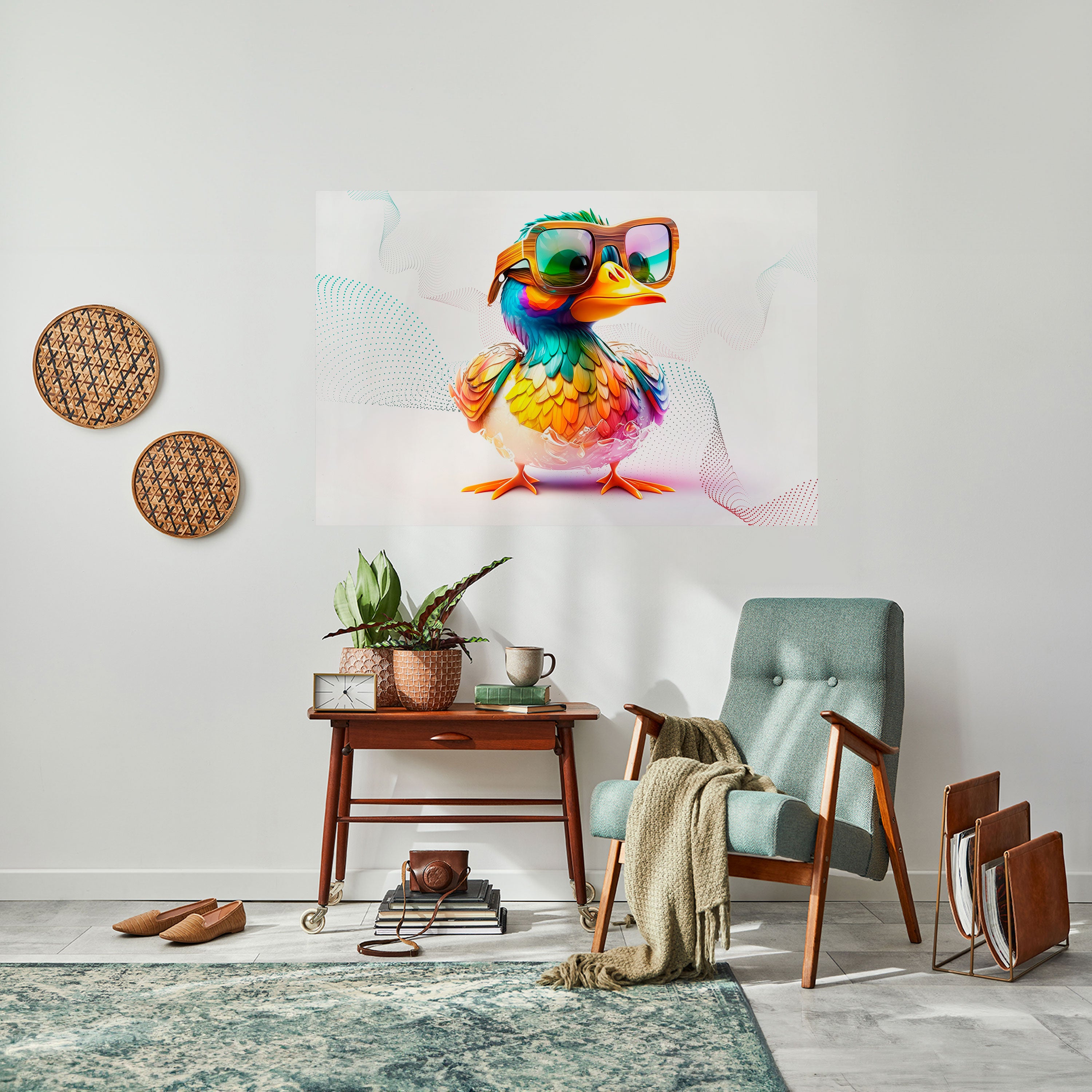QUACKY FUN Naklejka/Plakat poziomy